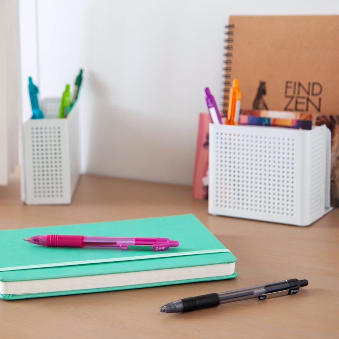 Zebra Z-Grip Retractable Ballpoint 1.0mm Fashion Assorted 7pk