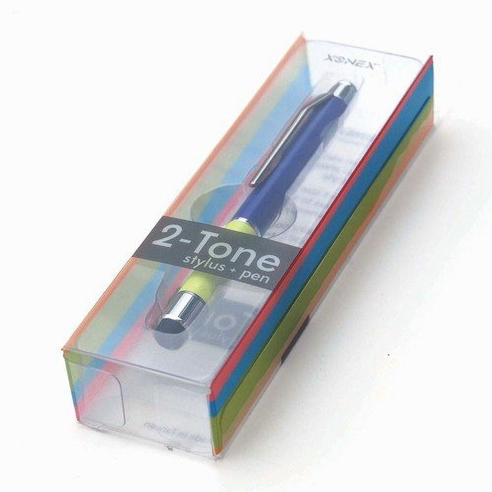 Xonex 2-Tone Stylus + Ballpoint Pen - Navy/Lime