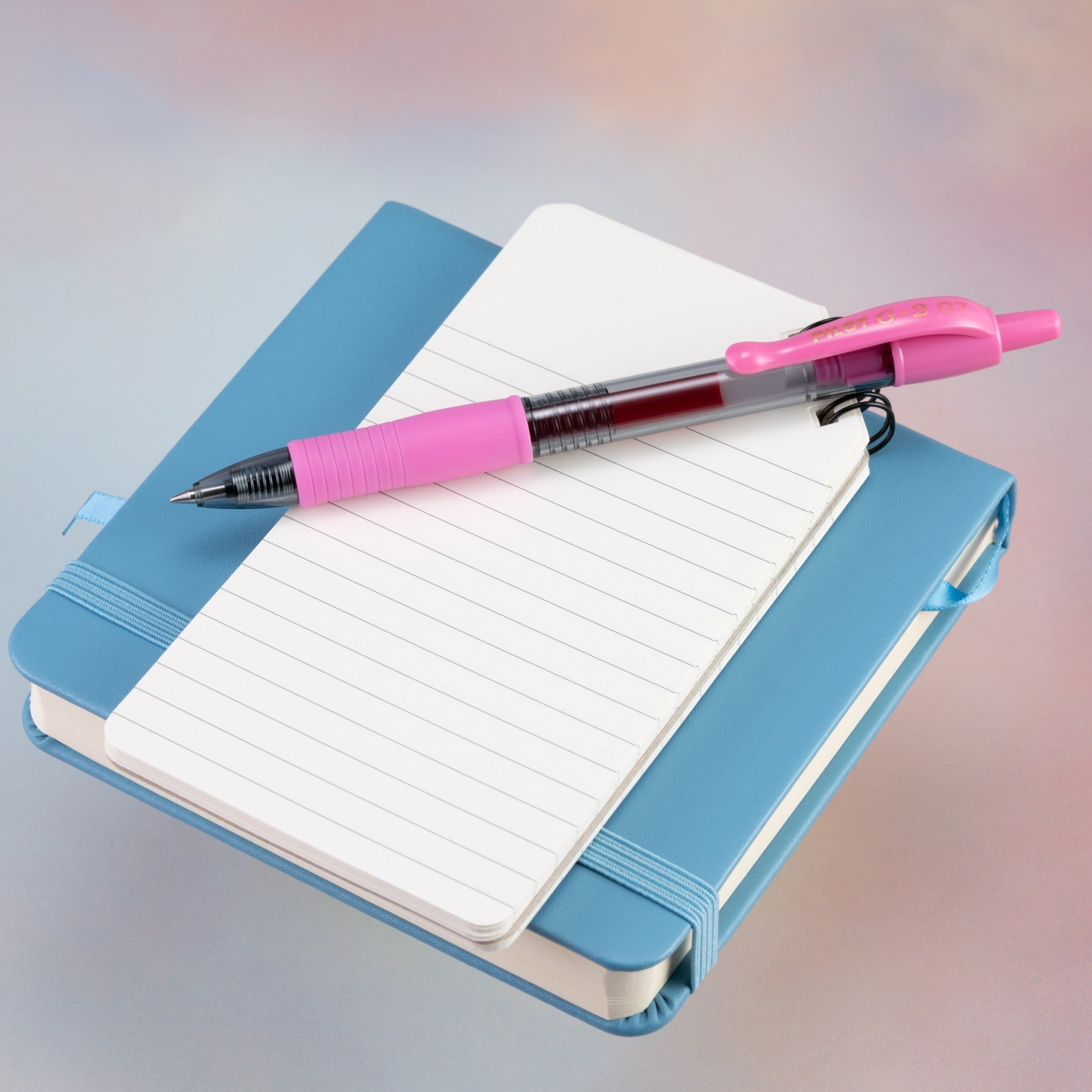 Pilot G2 Harmony Gel Pens, Fine Point, 0.7 mm, Clear Barrels, Assorted Ink, Pack Of 4 Pens