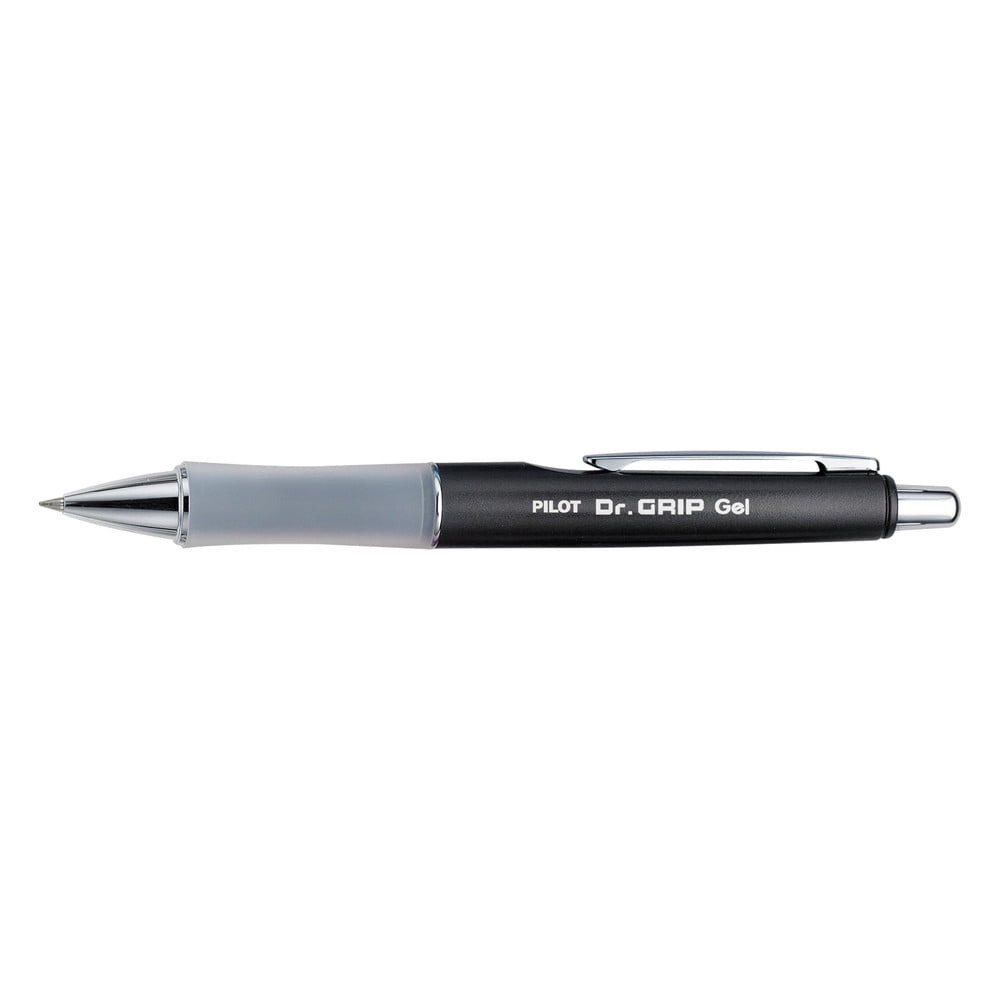 Pilot Dr. Grip Limited Retractable Gel Ink Pen, Fine Point, 0.7mm, Black Ink, 1 Pack