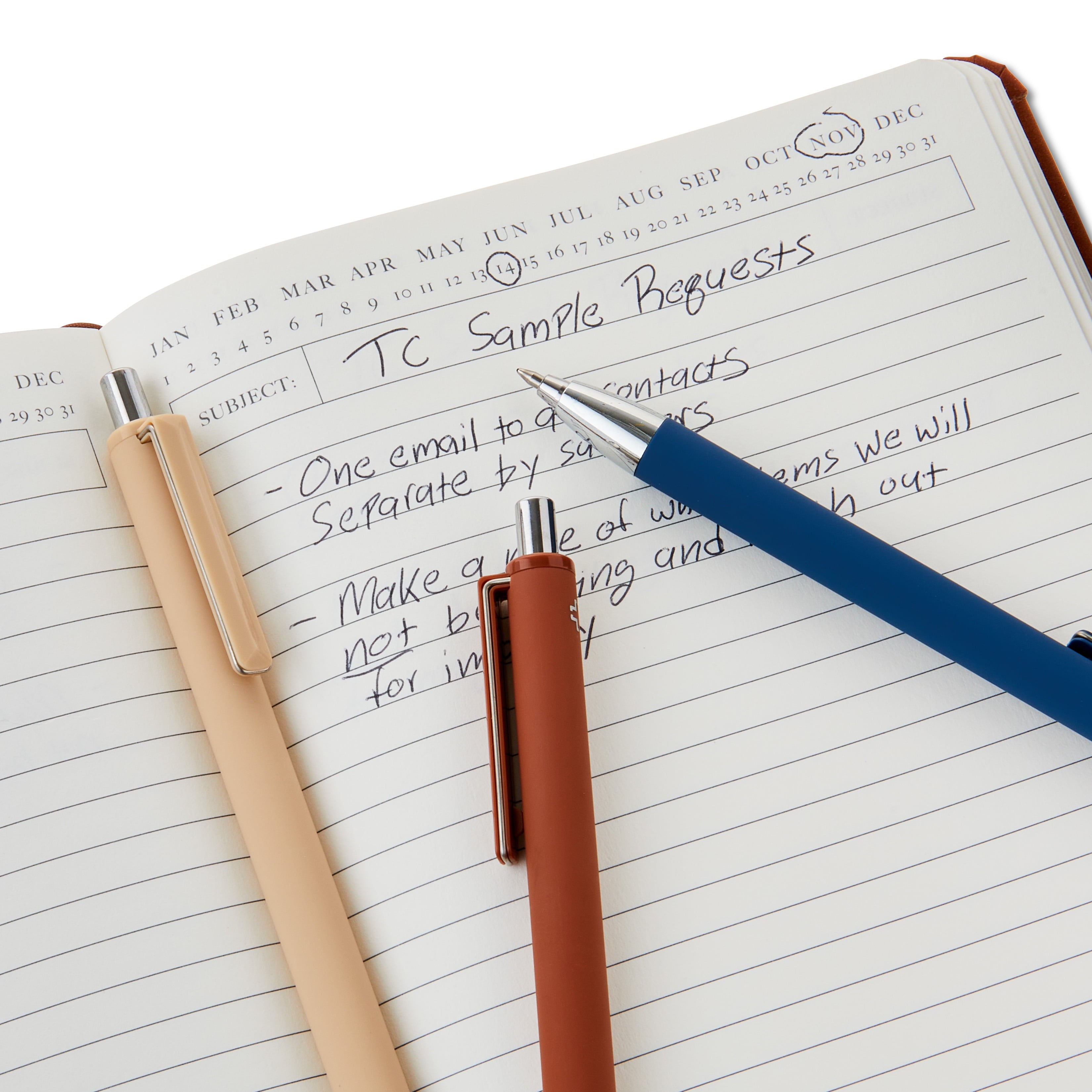 Pen+Gear Retractable Gel Pens, Black Ink, 0.7 mm, 5 Count