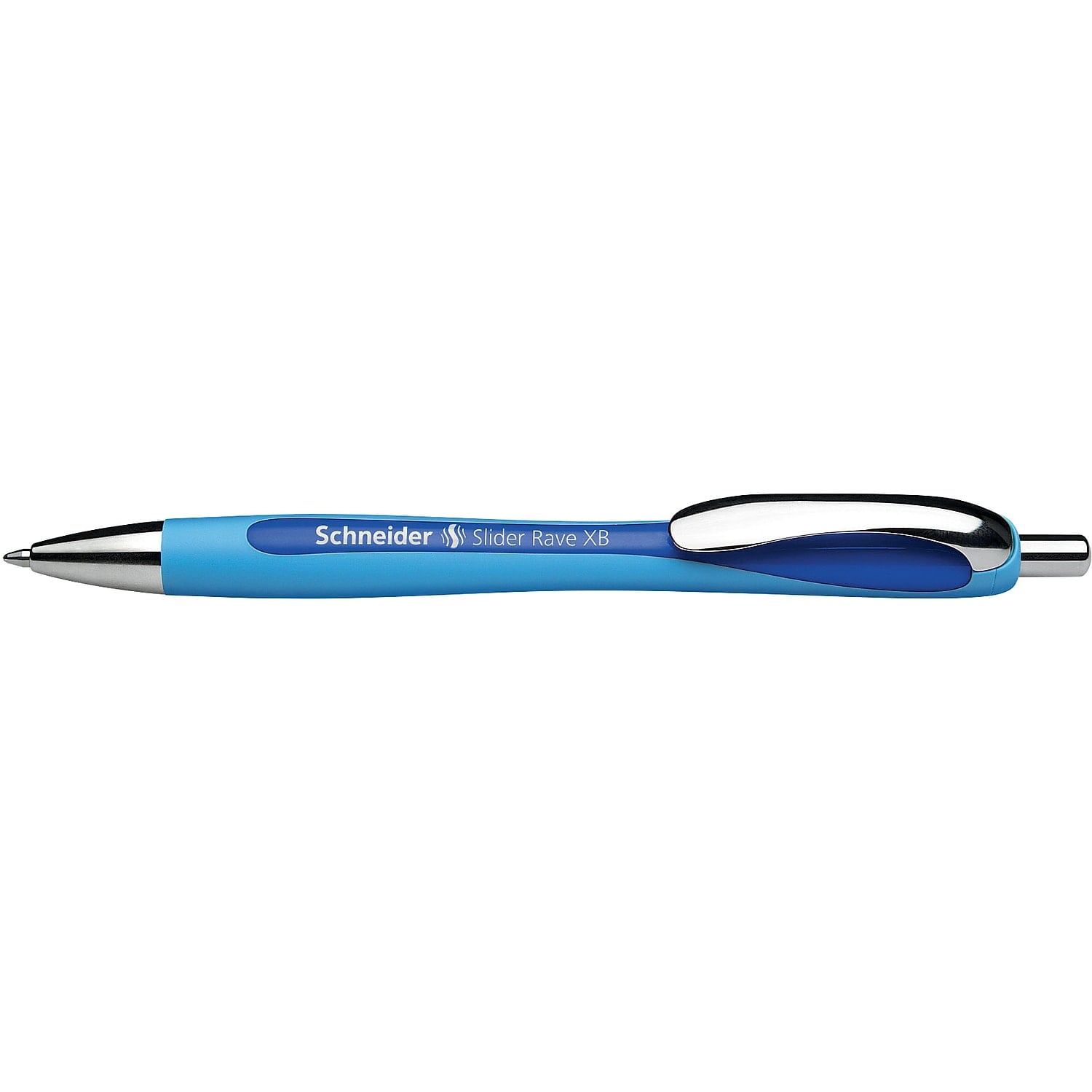 Schneider Slider Rave XB Retractable Ballpoint Pen Extra Bold Point Blue Ink 5/Box (PSY132503)