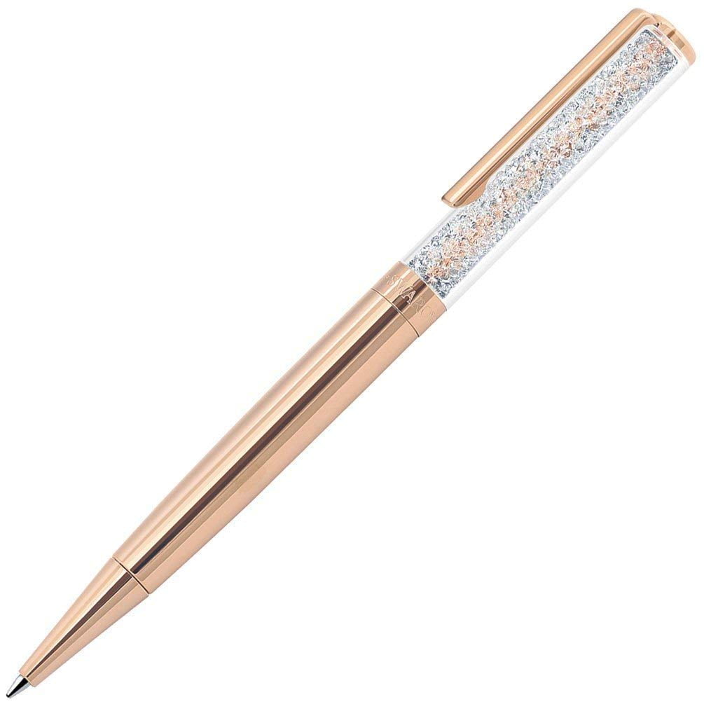 Swarovski Crystalline Rose Gold Crystals Writing Women's Ballpoint Pen 5224390