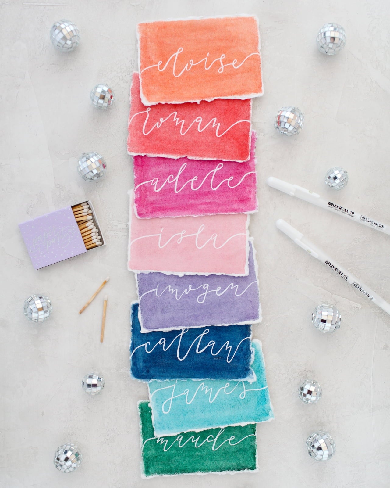 Sakura Gelly Roll White Gel Pens – 3 Count, Fine, Medium & Bold Tips, Opaque Ink