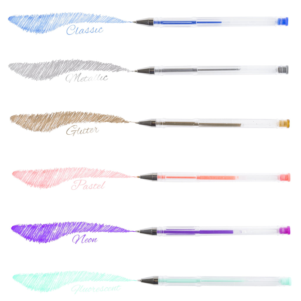 Artist Grade Color Gel Pen Set - 100 Count
