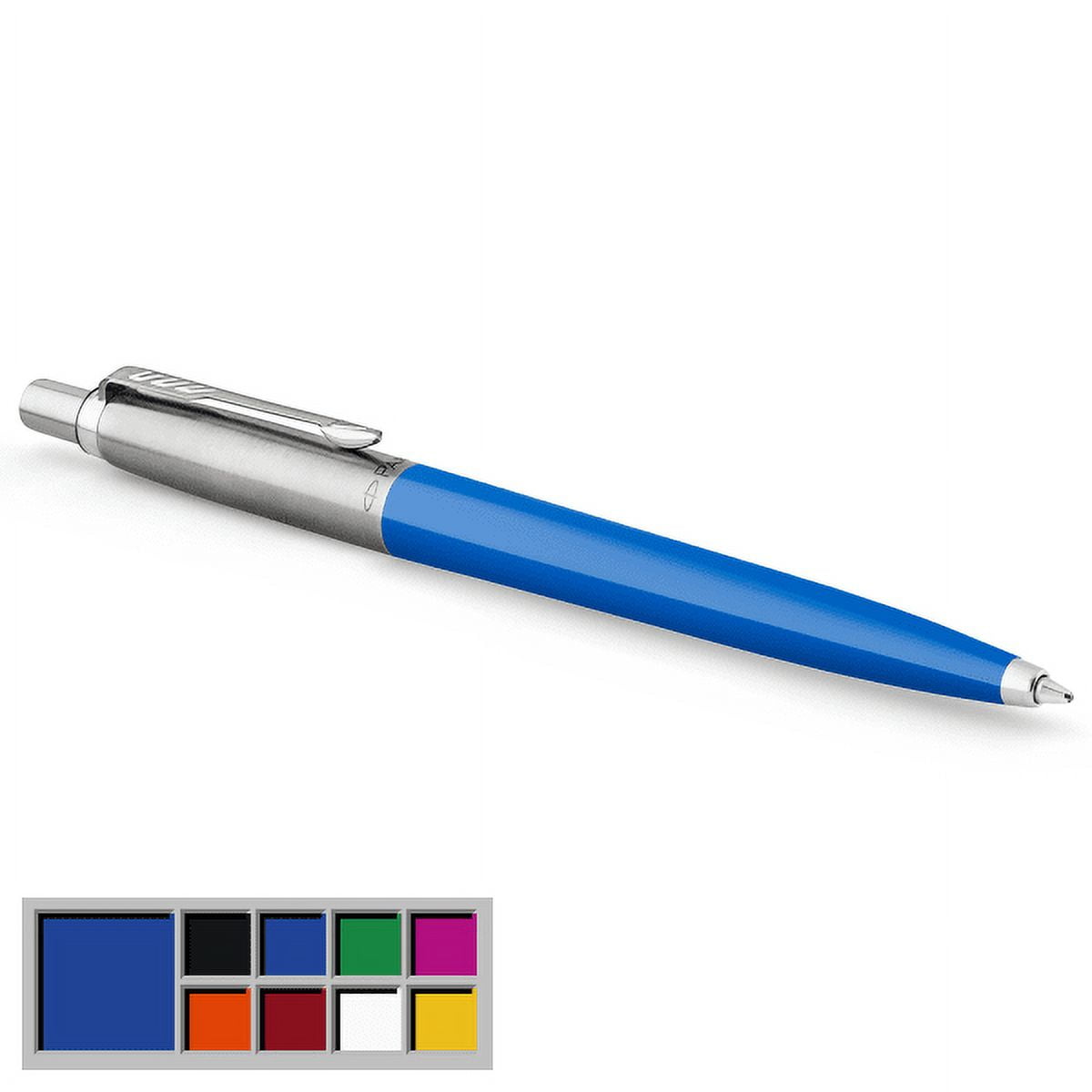 PARKER PEN- SANFORD Parker Jotter Ballpoint Pen Retractable Medium 0.7 mm Blue Ink Blue Barrel