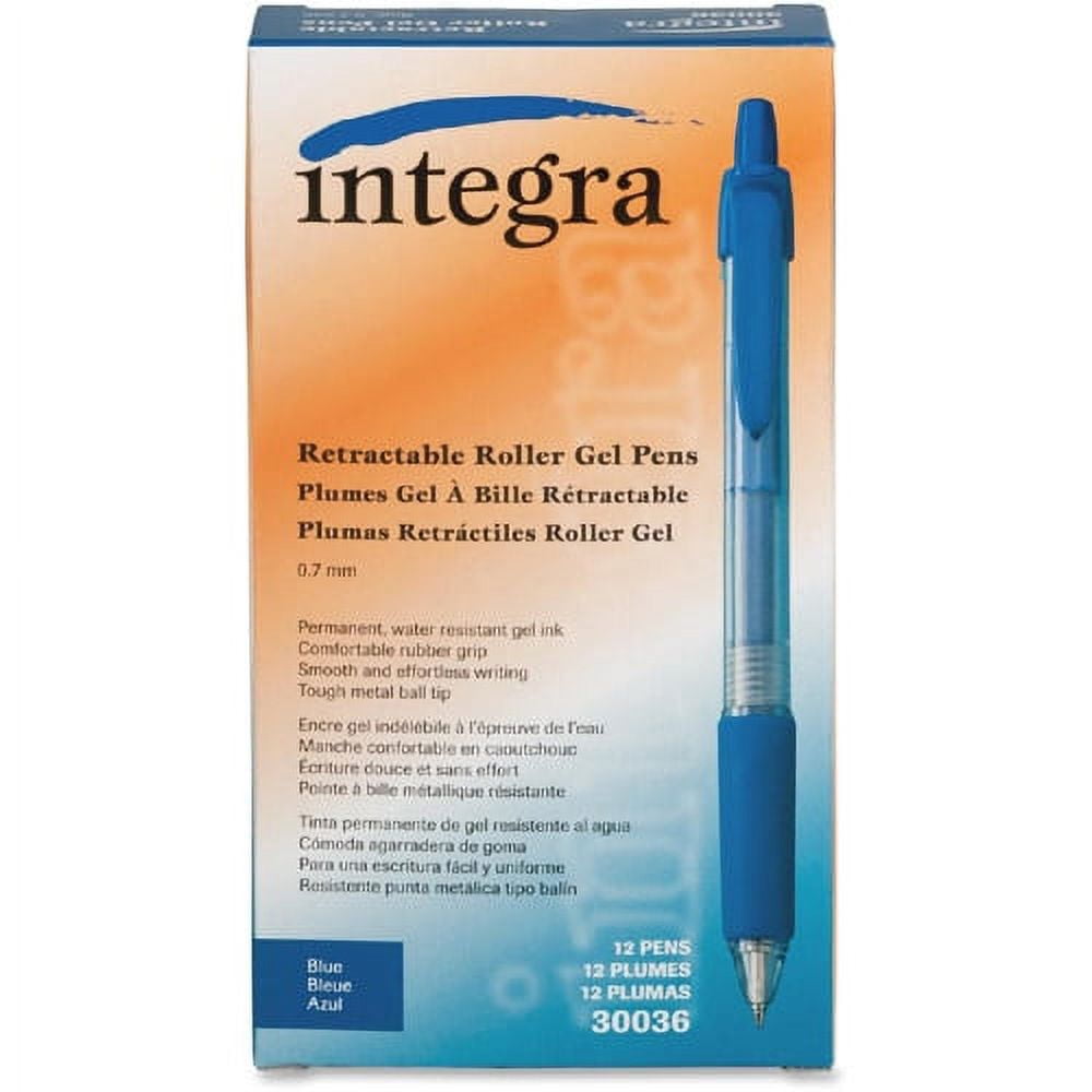 Integra Retractable Gel Ink Pen (Set of 12)