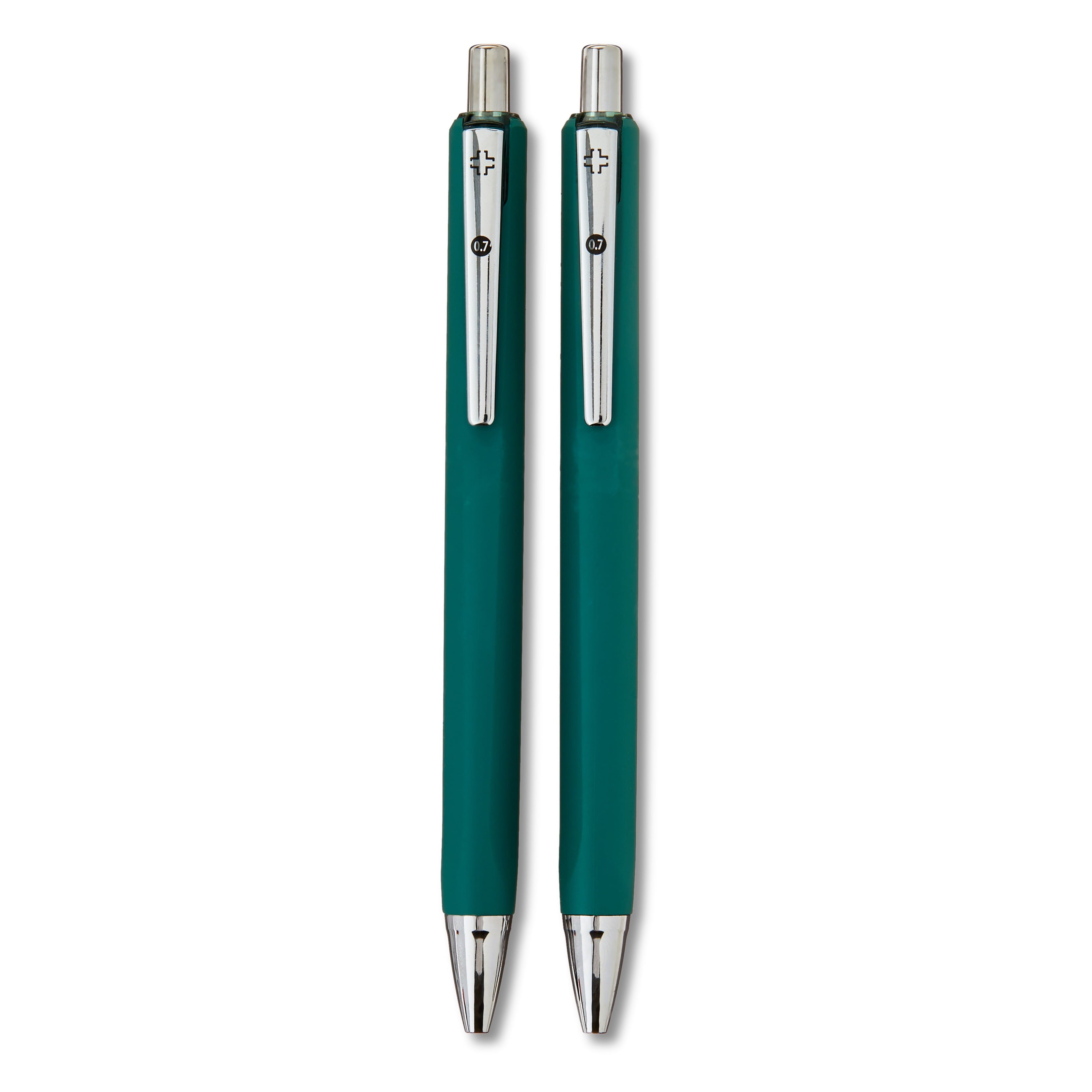 (2 pack) Pen+Gear Retractable Gel Pens, Black Ink, 2 Count 0.7MM