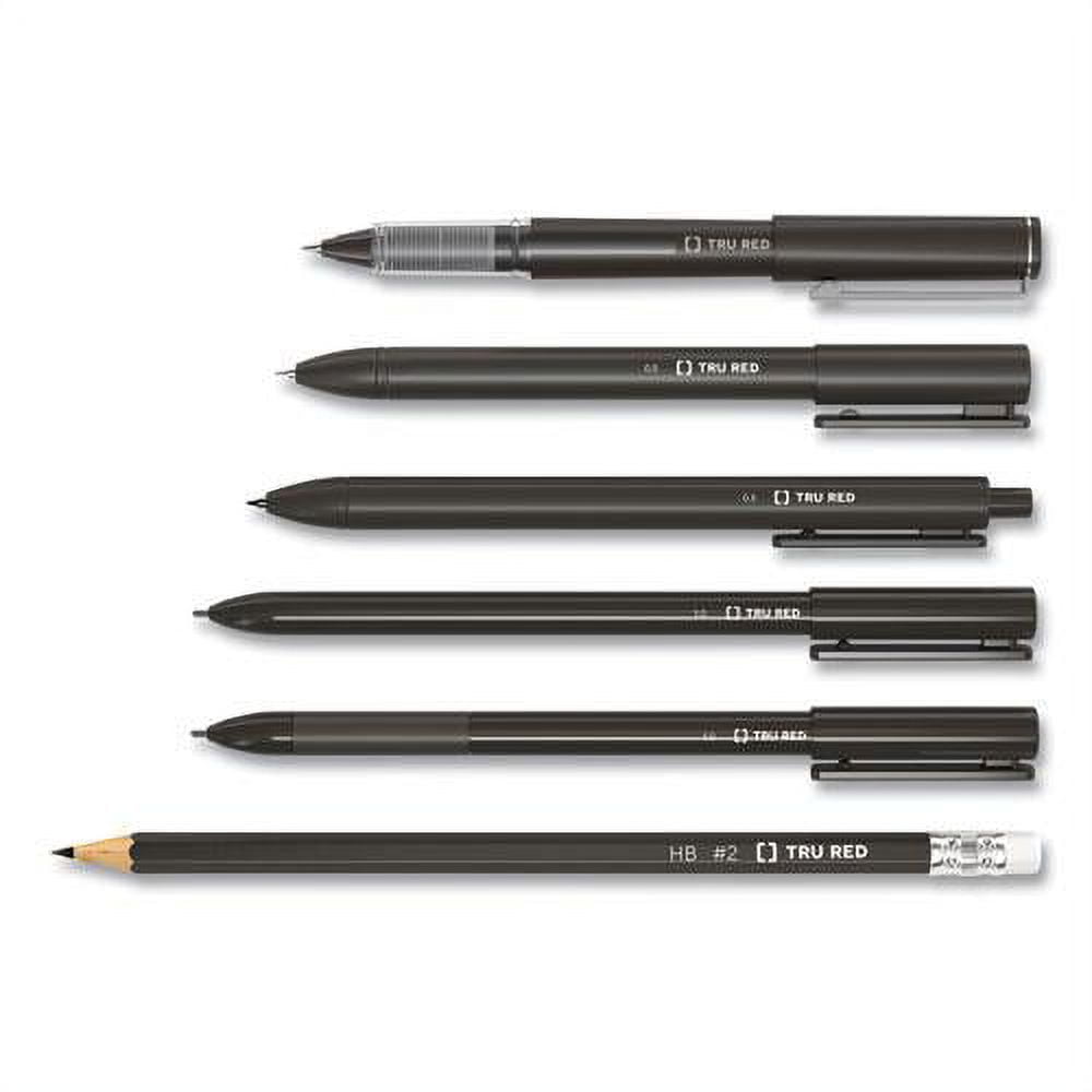 Tru Red TR57320 0.5 mm Blue  Roller Ball Pen Stick - Pack of 3