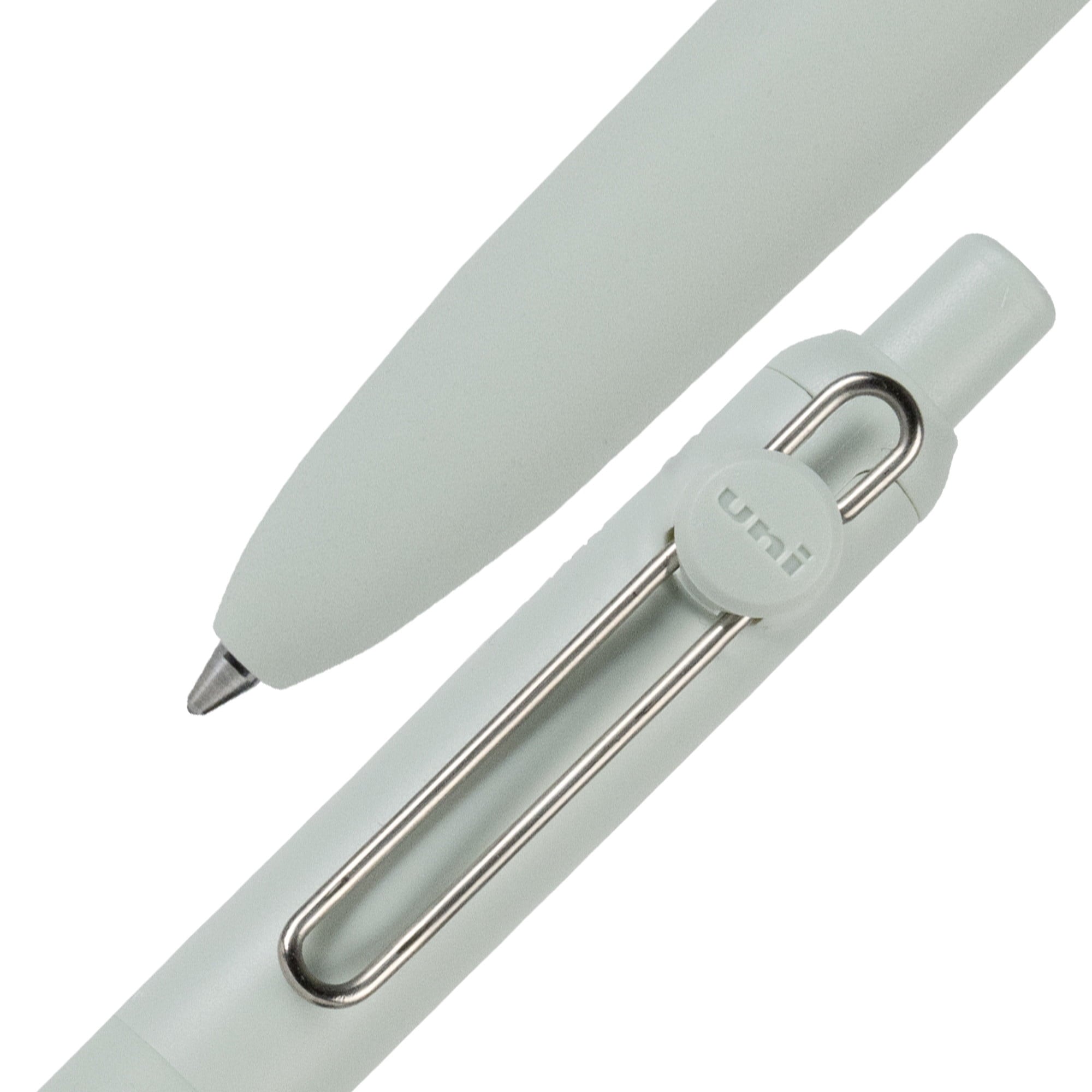 Uniball UBC70660 0.7 mm Medium Zento Retractable Black Ink Gel Pen, Assorted Barrel Color - Pack of 12