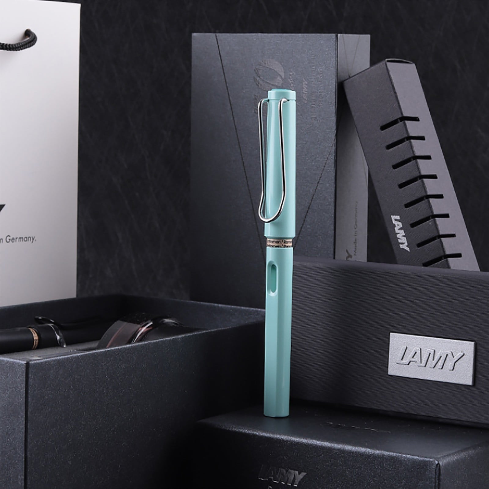 Tools Clearance Sale, [Ef Tip Matte All Black Keel Box Packaging] Lamy Lamy Fountain Pen Fountainpen Smooth Writing Pen Extra Fine Nib Classicdesign Pocket Pen Gift For Women Men, By Meiiso