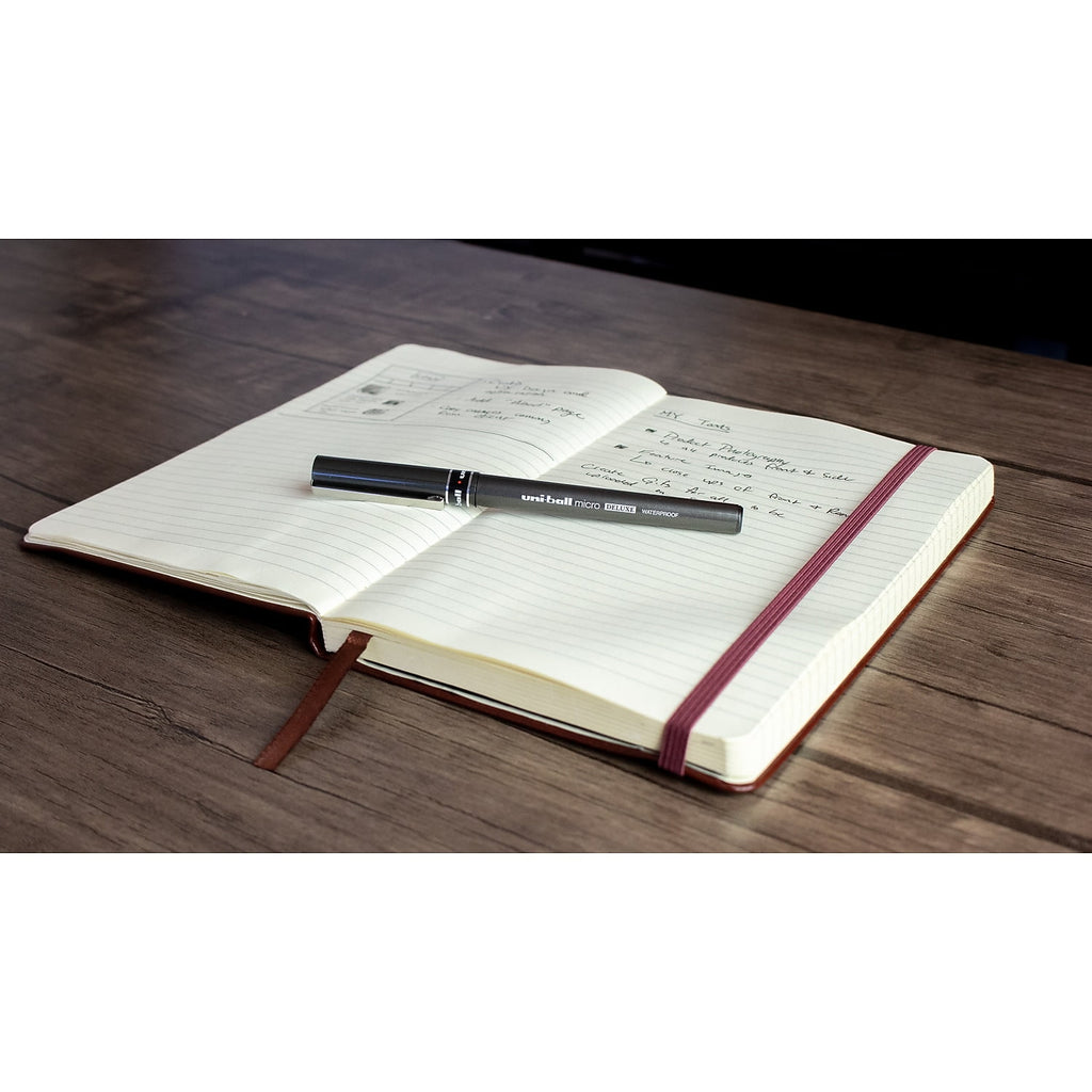 uni-ball Deluxe Roller Ball Pen Micro Point 0.5 mm 1/EA 498550