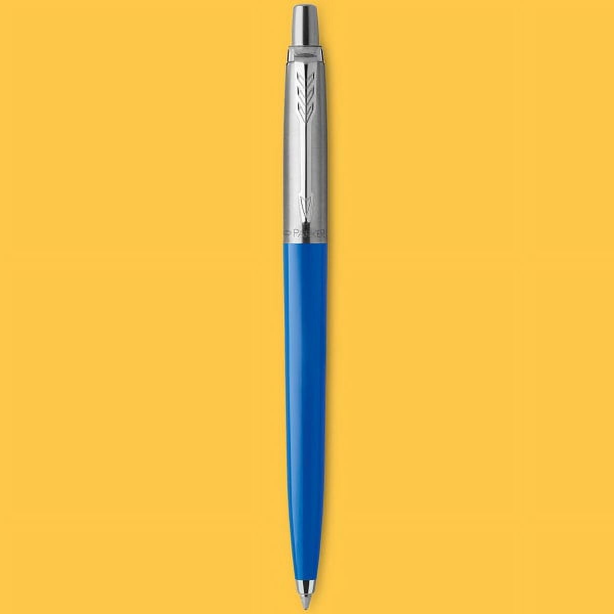 PARKER PEN- SANFORD Parker Jotter Ballpoint Pen Retractable Medium 0.7 mm Blue Ink Blue Barrel