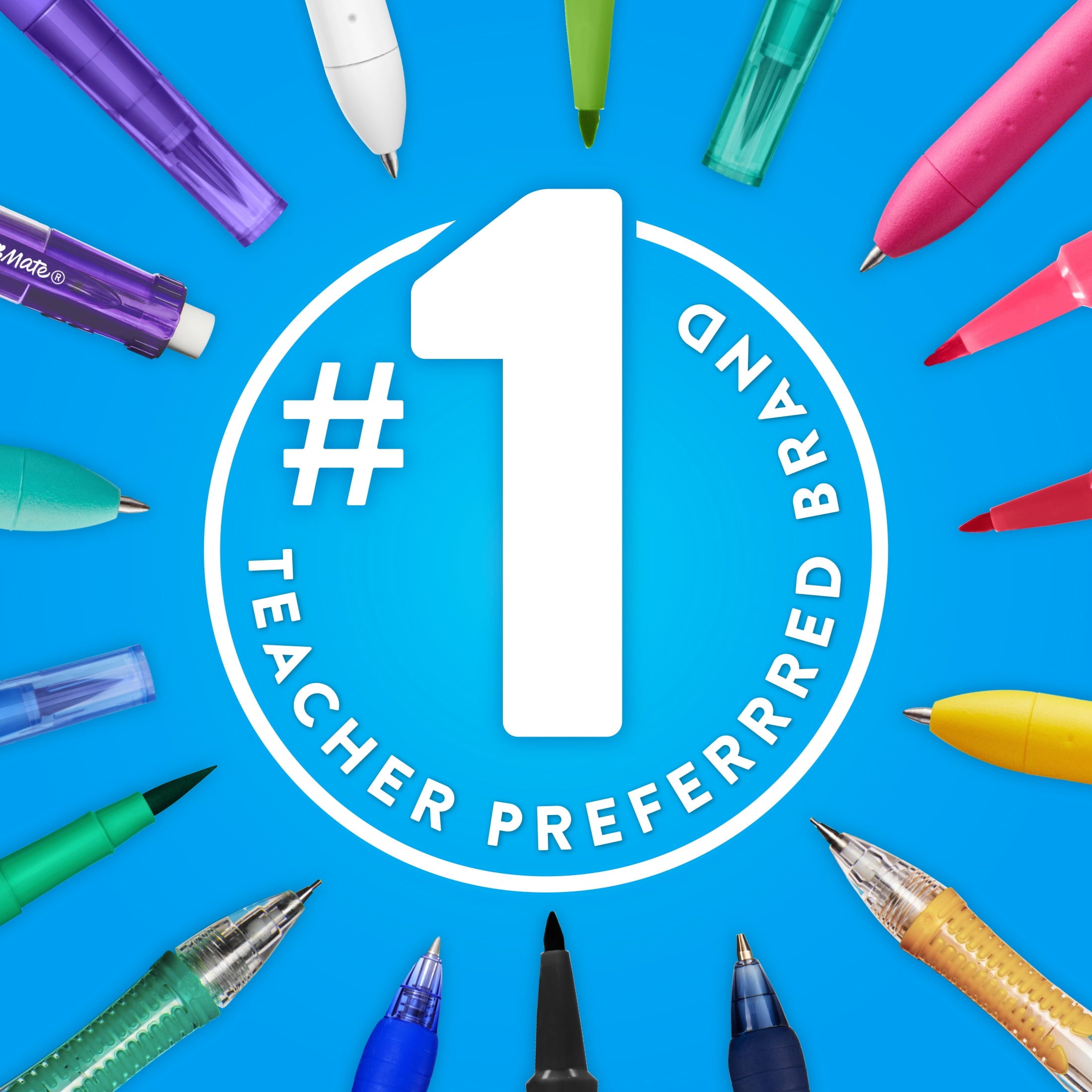 Paper Mate Flair Felt Tip Pens, Medium Point (0.7mm), Black, 36 Count