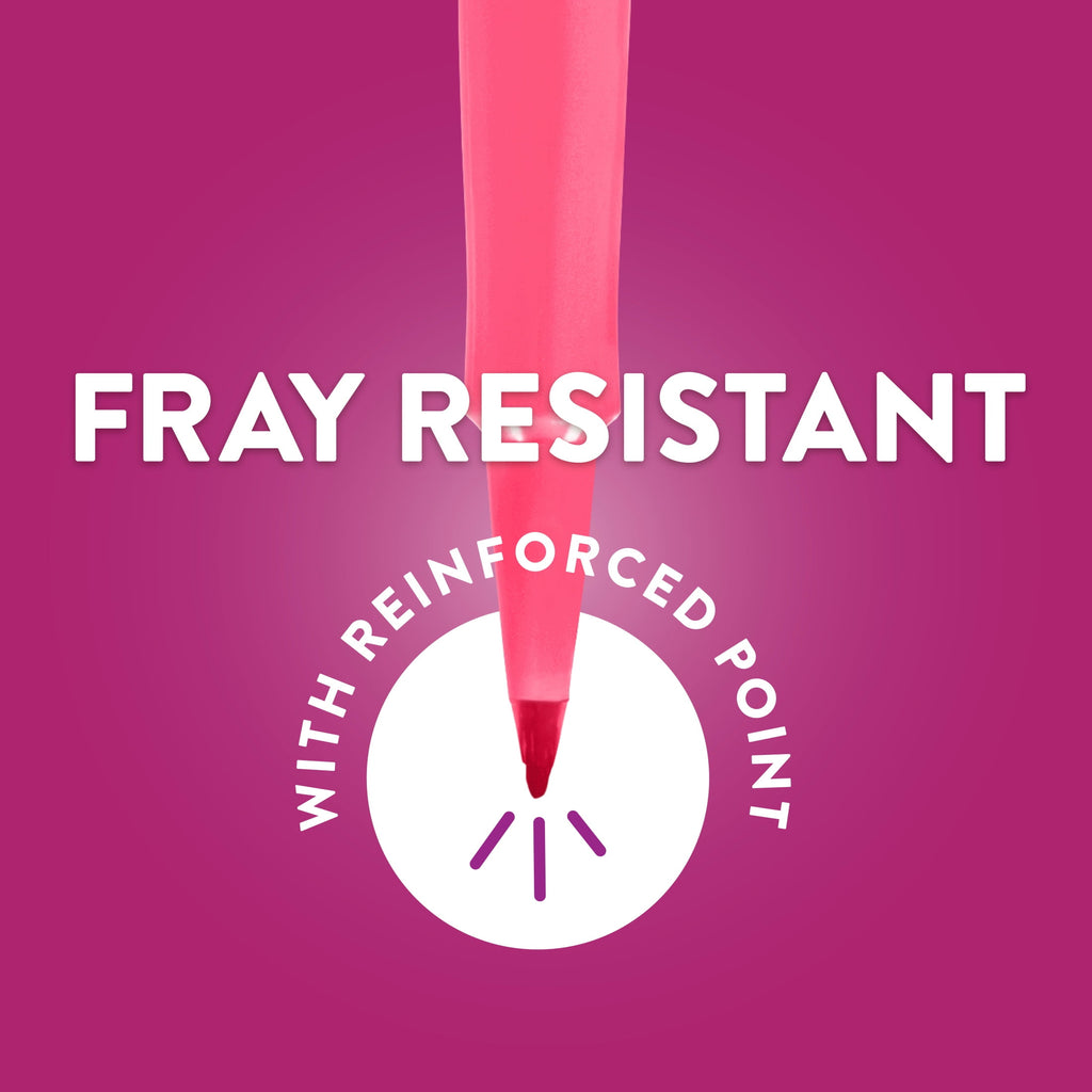 Paper Mate Flair Porous-Point Pens, Medium Point, 1.0 mm, Black Barrel, Black Ink, Pack Of 4