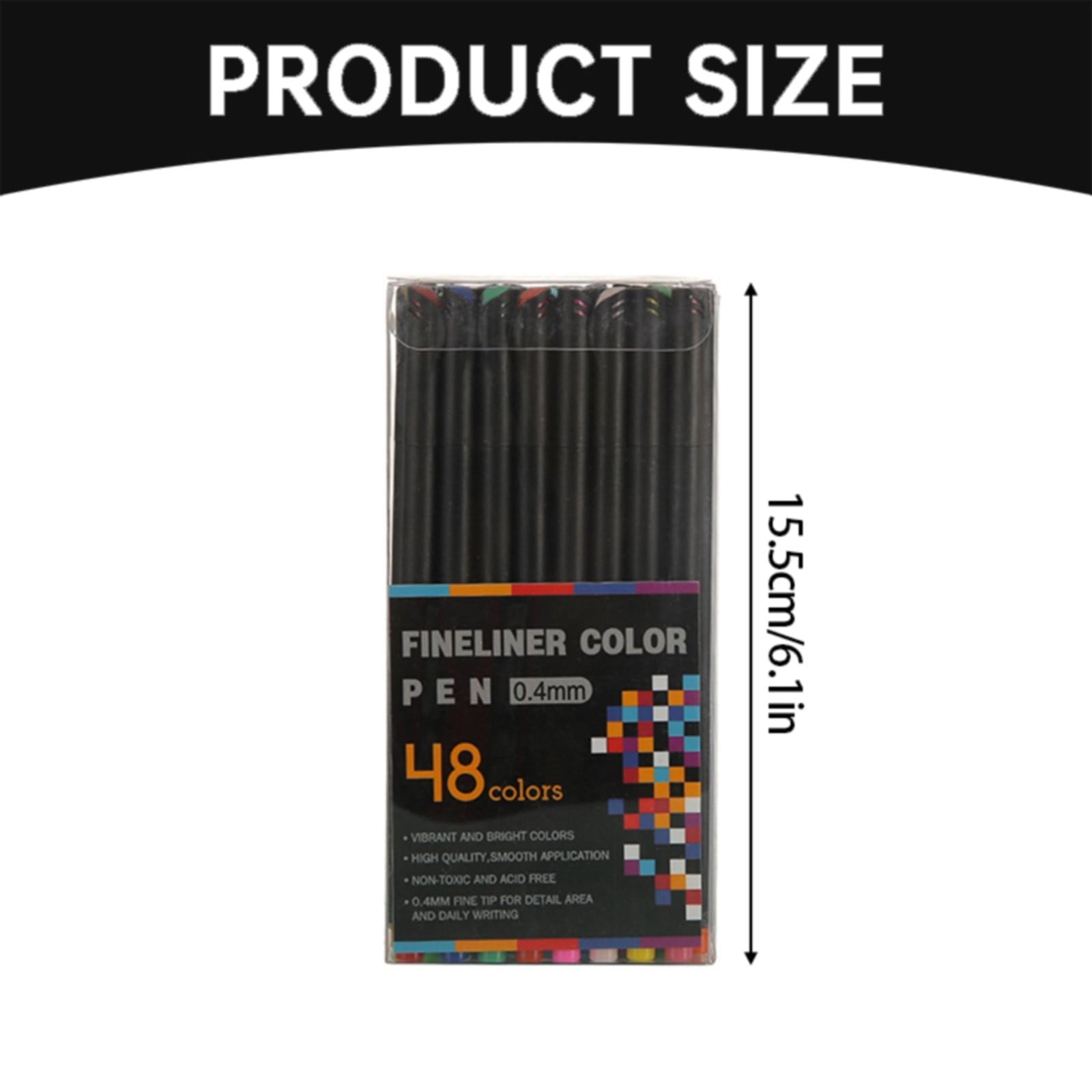 Pen Drawing Line, Fineliner Pens, 12 Colors 0.4mm Fineliner Color Pen Set Fine Point Markers Drawing Pens for Journaling, Note Taking, Calendar, Adult Coloring