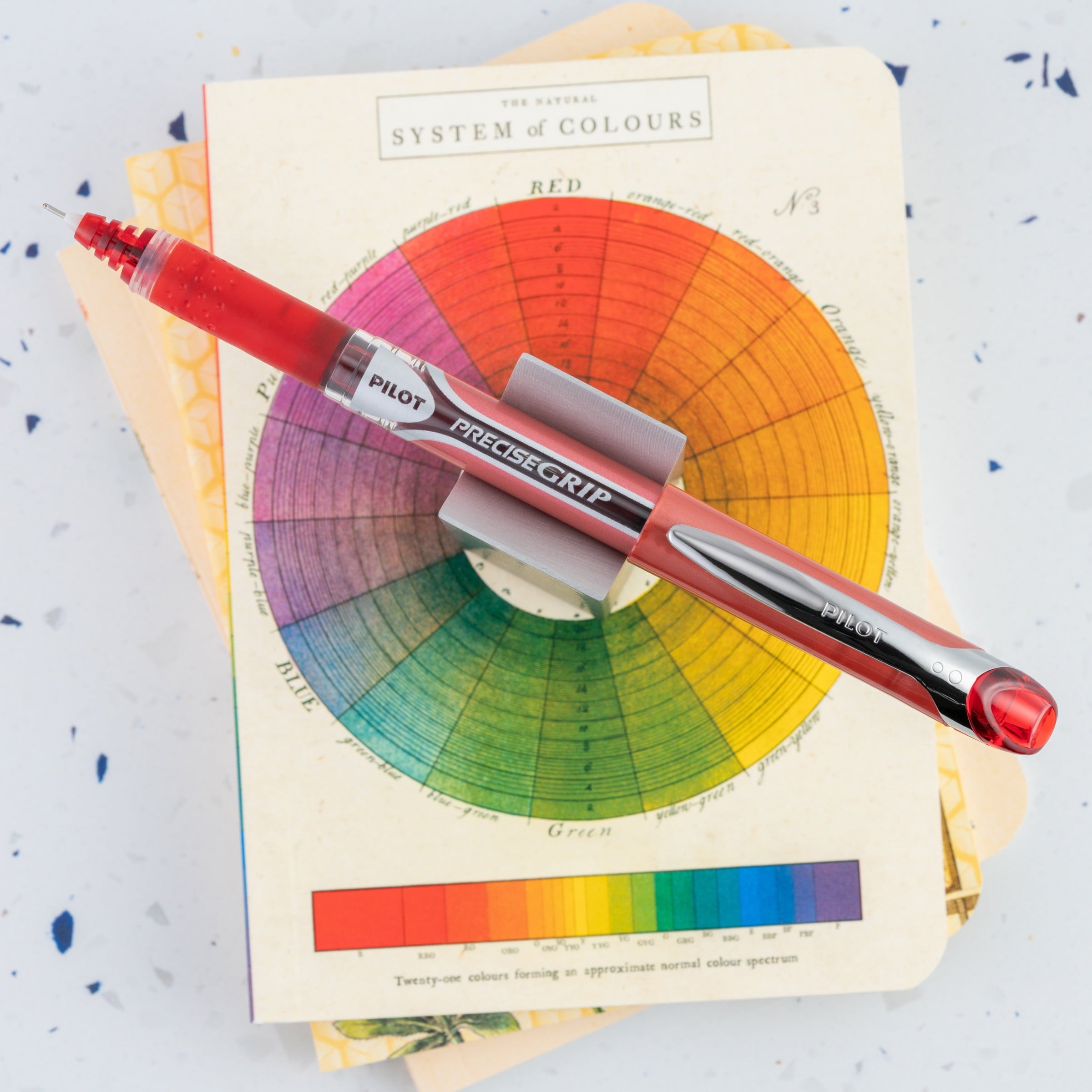 Pilot Precise Grip Capped Rollerball Pens Extra Fine 0.5 mm , Assorted Ink Color, 7 Count