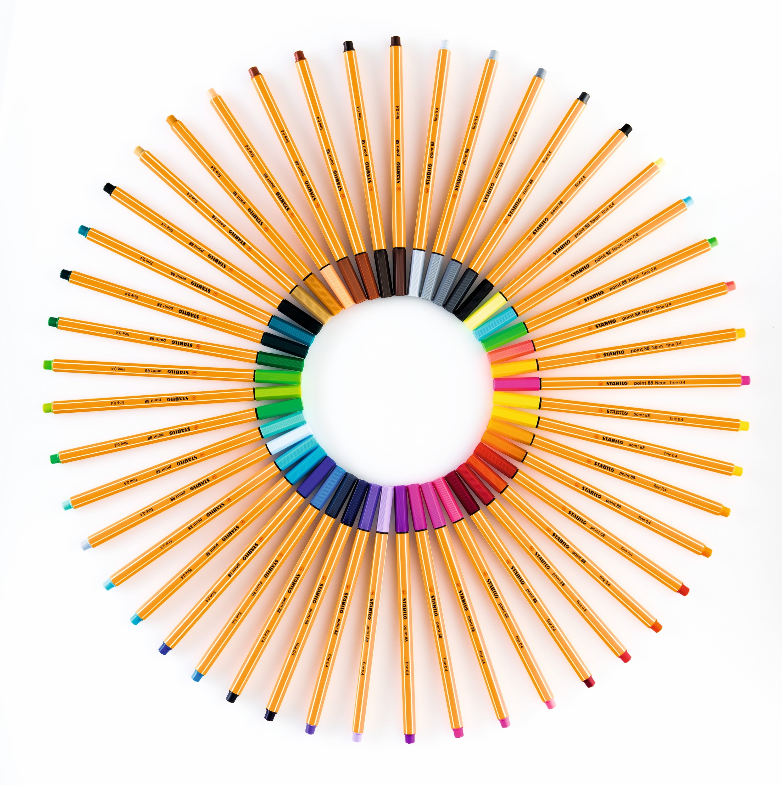 STABILO point 88 Pen Set, 50-Pen Tin Set