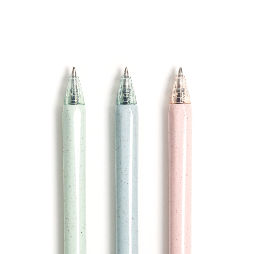 U Brands U-Eco Gel Pen, Black Ink, Pastel Speckle, 4 Count, 0.7mm