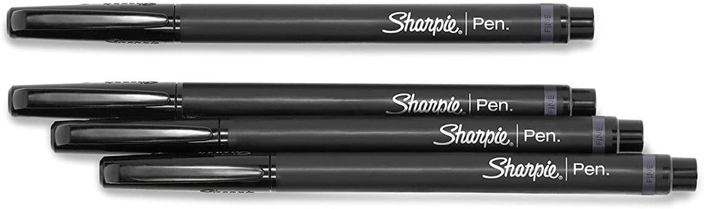 Sharpie Felt Tip Pens, Fine Point, Black, 12 Count ( Package may Vary)