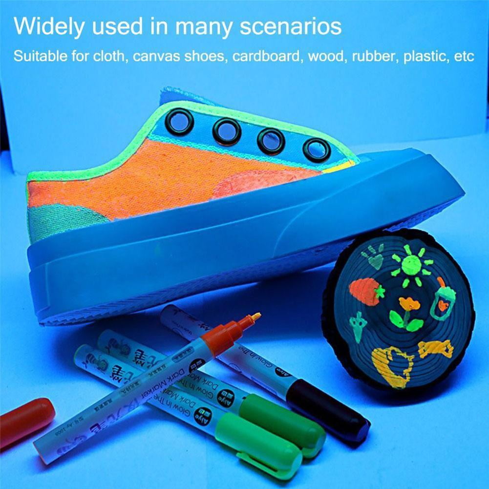 UOYOTT Glowing in The Dark Marker Pen DIY Graffiti Fluorescent Pen Luminous Pen Gift и