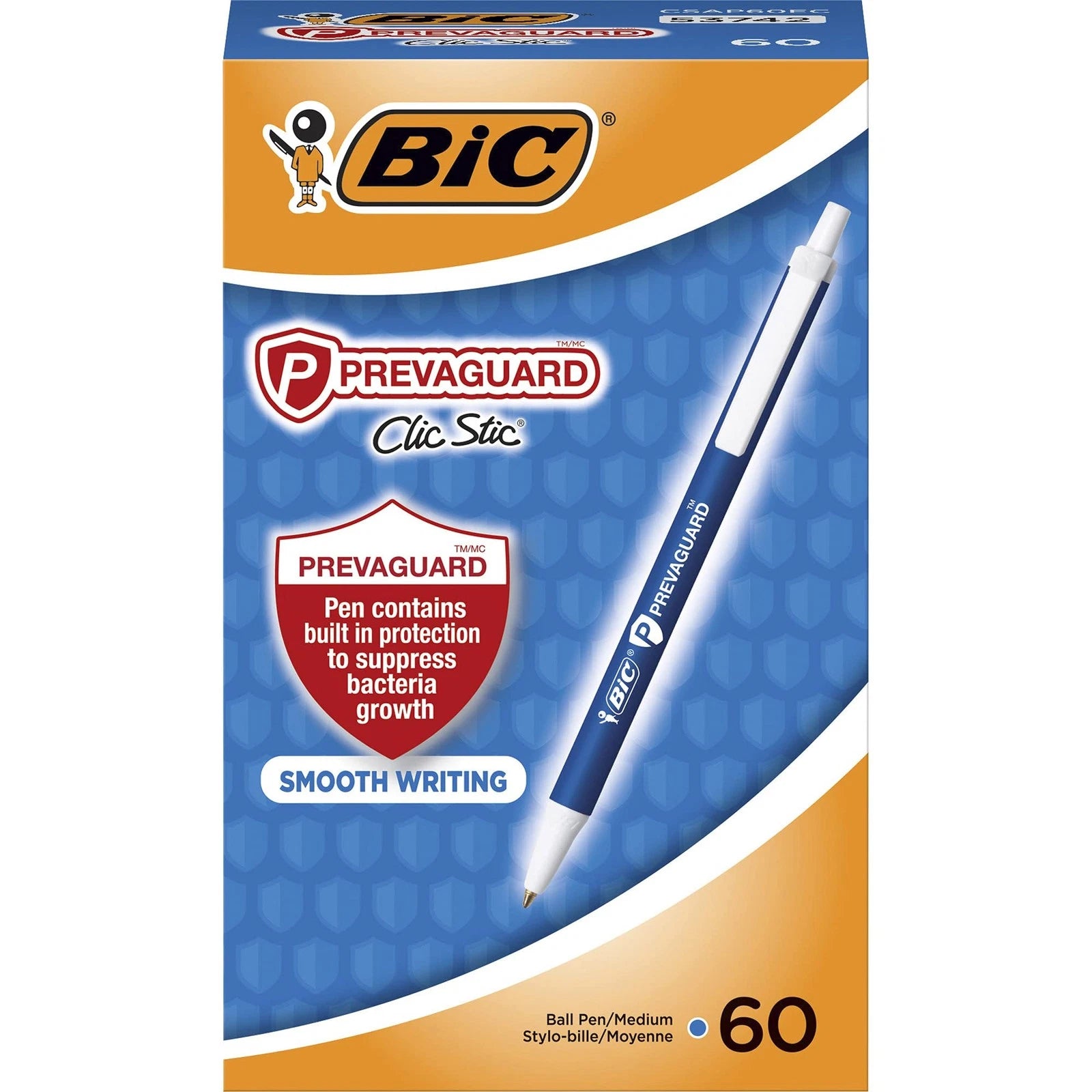 Bic Prevaguard Clic Stic Ballpoint Pen Contains Built-In Protection On The Pen
