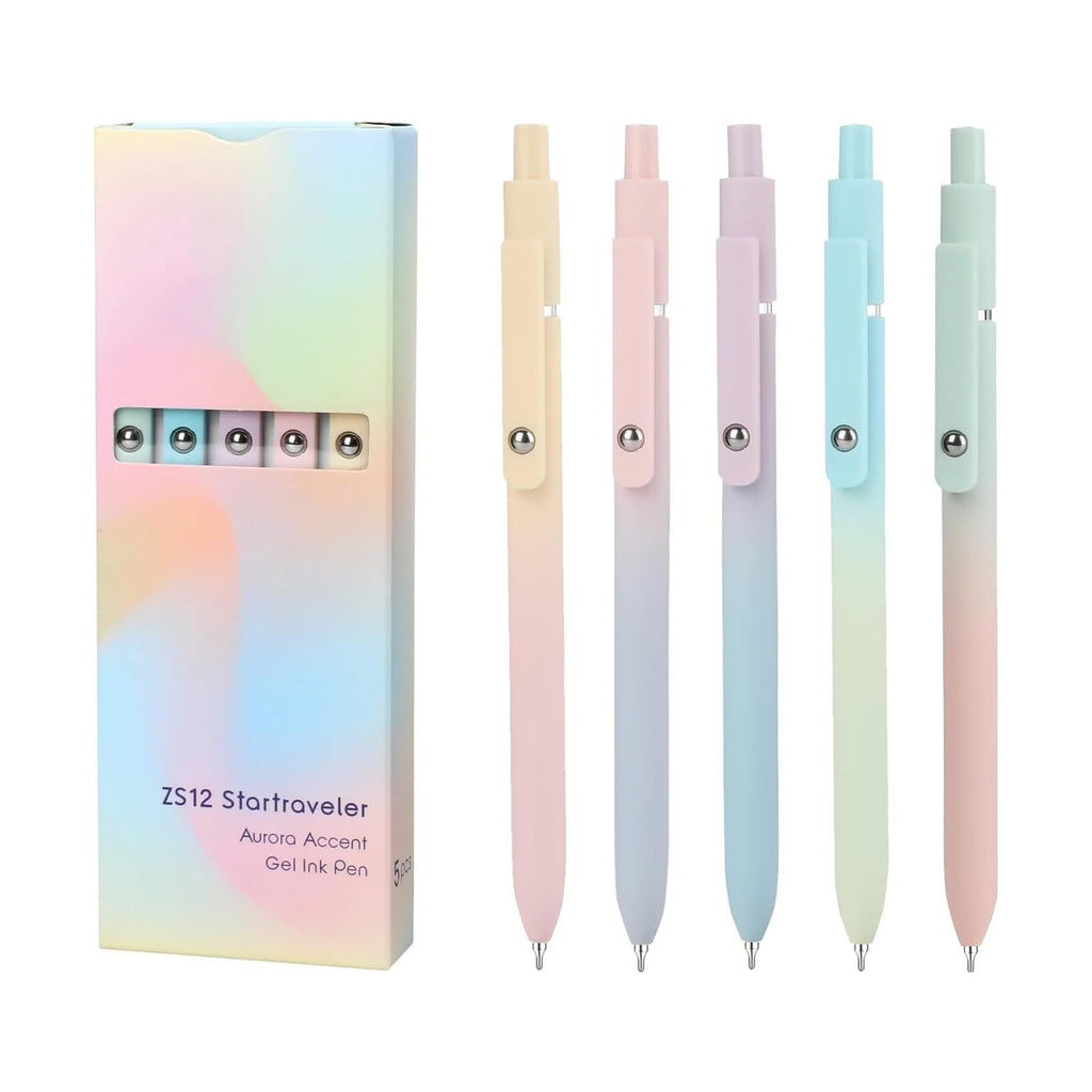 Clearance! Nurse Graduation Gifts for Women, 5pcs 0.7mm Gel Pens, Teacher Work Desk Accessories Office Supplies, College Stationary Essentials, Cute Black Ink Fine Point Smooth Writing Pens