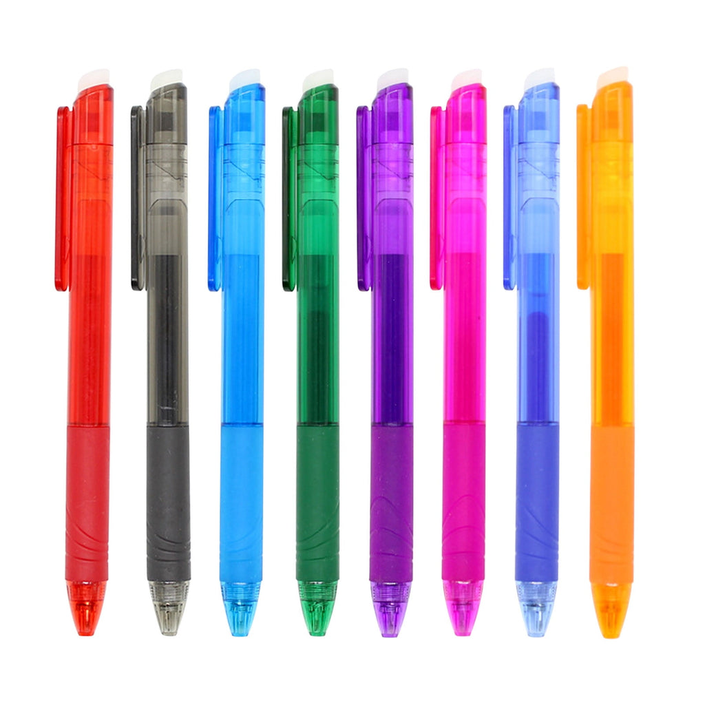 Darzheoy Retractable Erasable Gel Pens, Fine Point 0.7mm Ballpoint Pens, Erasable Gel Ink Pens for Drawing Writing Planner Journaling Office Supplies