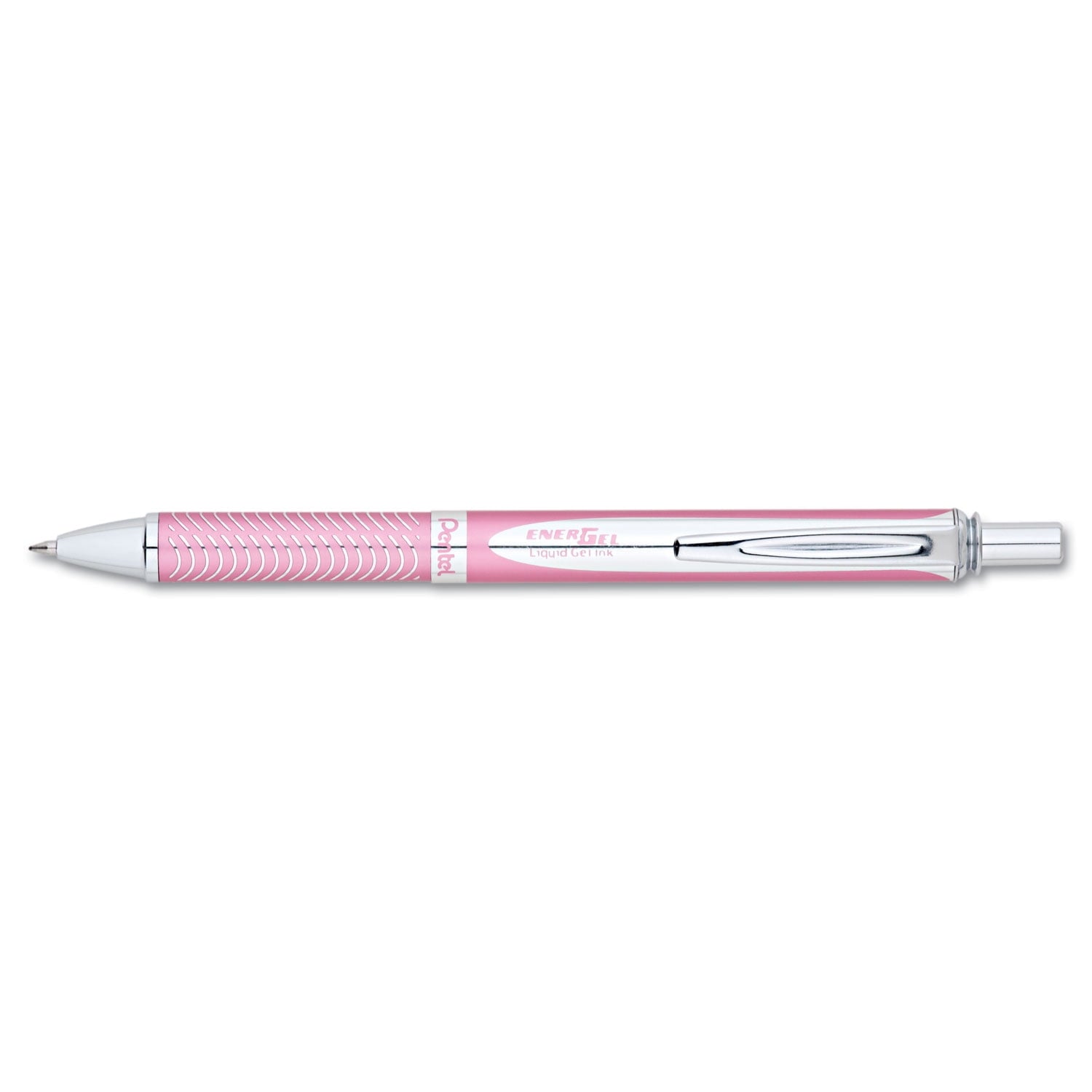 Pentel EnerGel Alloy Retractable Gel Pen - Pink