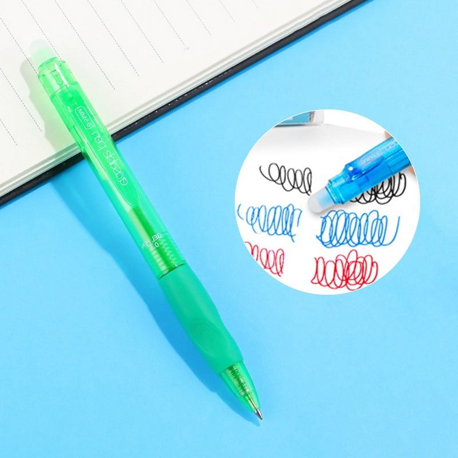 Xechzx Erasable Pens Clearance!12 Pack Retractable Erasable Gel Pens Clicker Fine Point 0.7Mm, Make Mistakes Disappear Comfort Grip for Drawing Writing Planner,12 Assorted Colors