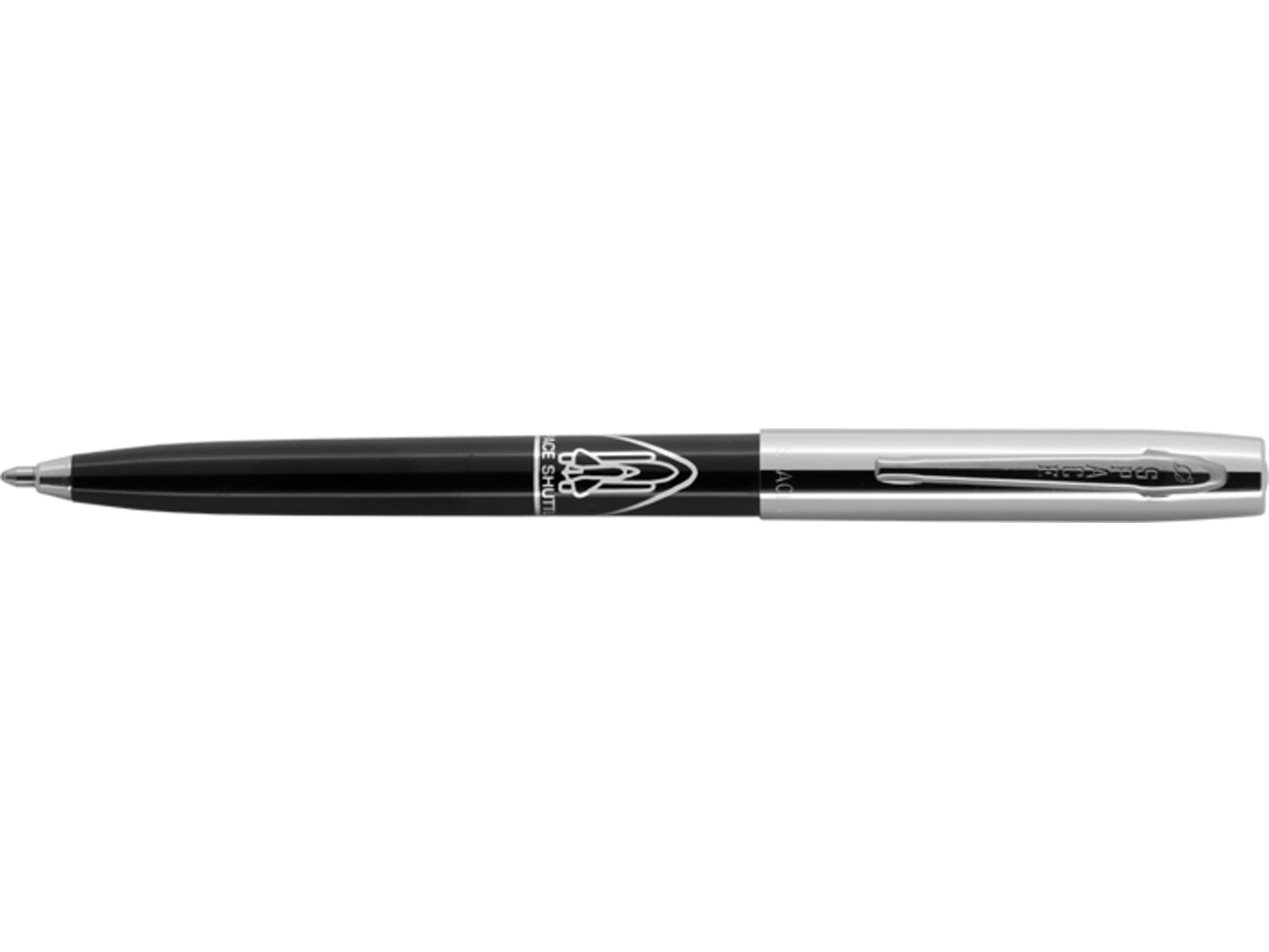 Fisher Space Pen Chrome Cap Plastic Barrel Pen, Fine Point, 0.7 mm, Black Ink