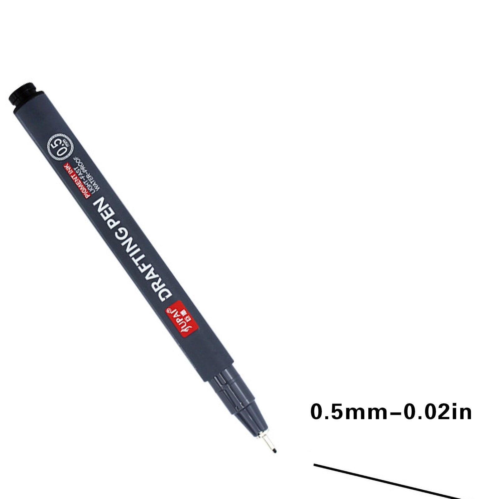 FloHua Precision Black Micro-Pen Ink Pens, Waterproof Archival Ink, Drawing Pens, Artist Illustration Pens, Multiliner, for Art Watercolor, Sketching, Anime, Manga, Design