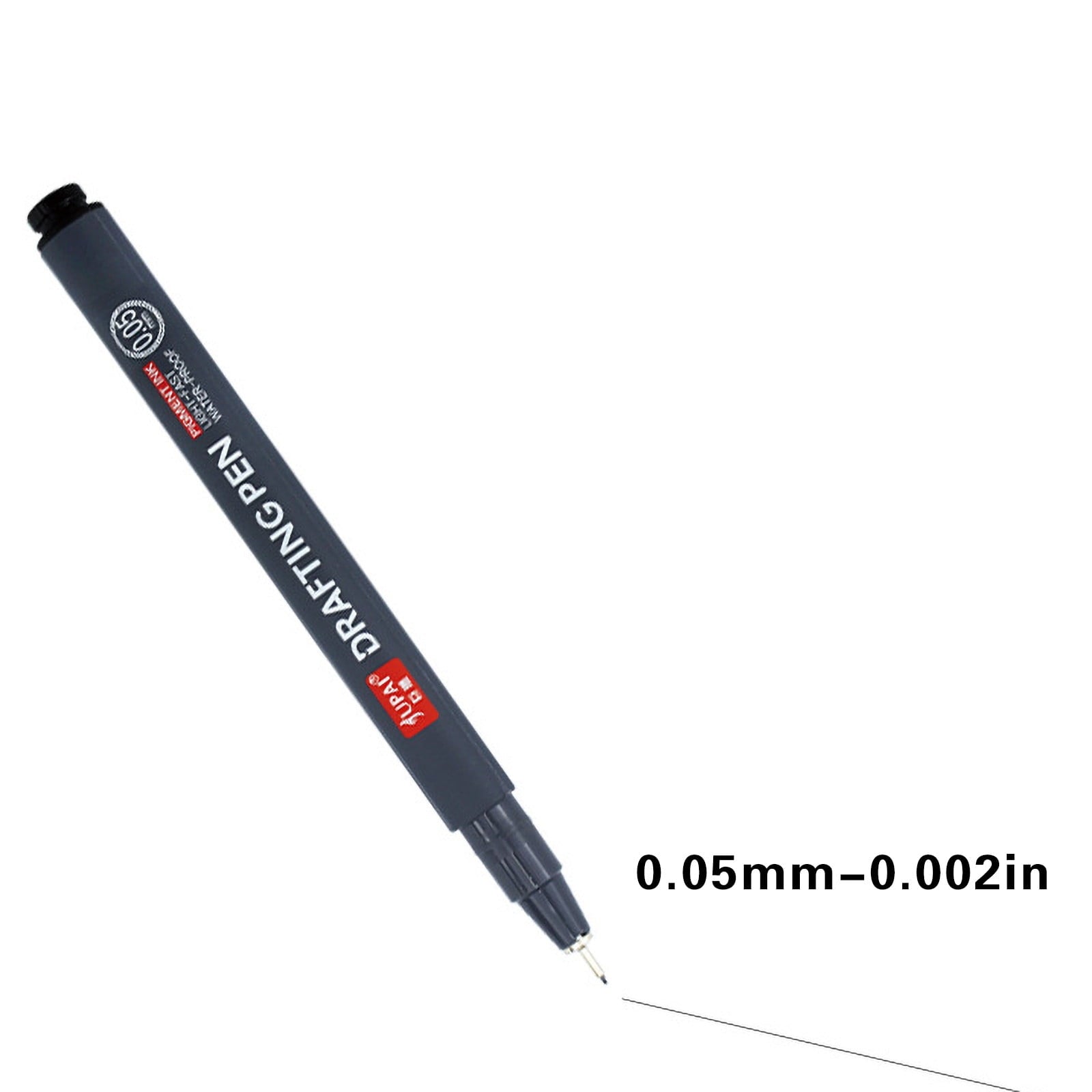 FloHua Precision Black Micro-Pen Ink Pens, Waterproof Archival Ink, Drawing Pens, Artist Illustration Pens, Multiliner, for Art Watercolor, Sketching, Anime, Manga, Design