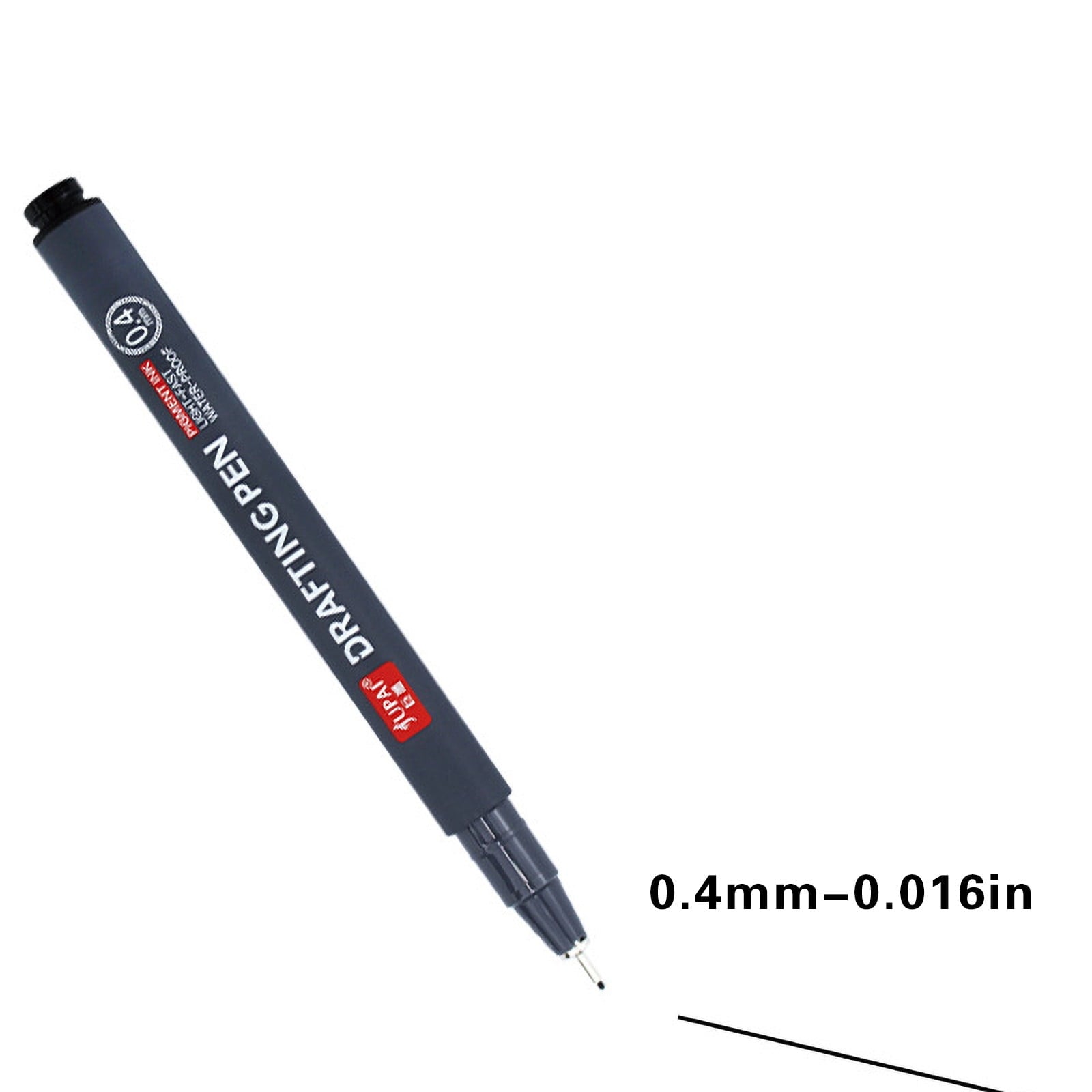 FloHua Precision Black Micro-Pen Ink Pens, Waterproof Archival Ink, Drawing Pens, Artist Illustration Pens, Multiliner, for Art Watercolor, Sketching, Anime, Manga, Design