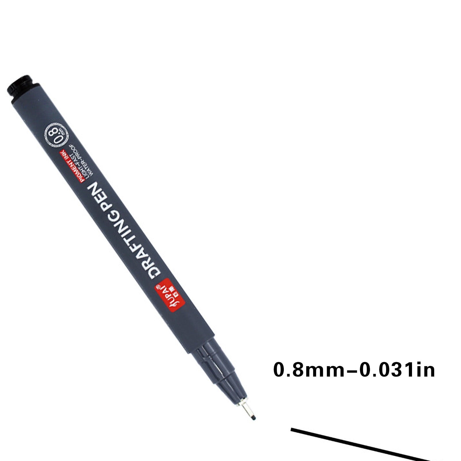 FloHua Precision Black Micro-Pen Ink Pens, Waterproof Archival Ink, Drawing Pens, Artist Illustration Pens, Multiliner, for Art Watercolor, Sketching, Anime, Manga, Design