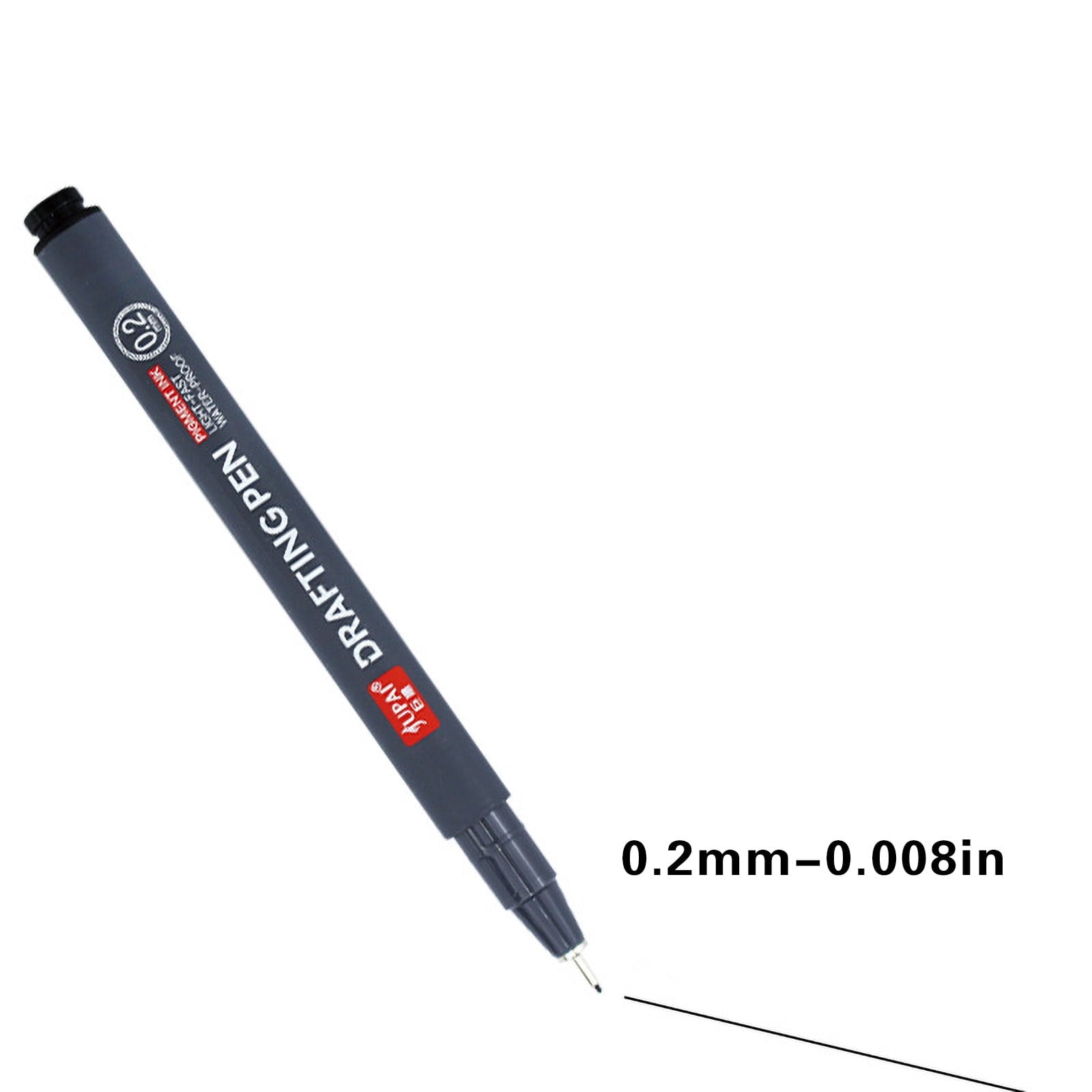FloHua Precision Black Micro-Pen Ink Pens, Waterproof Archival Ink, Drawing Pens, Artist Illustration Pens, Multiliner, for Art Watercolor, Sketching, Anime, Manga, Design