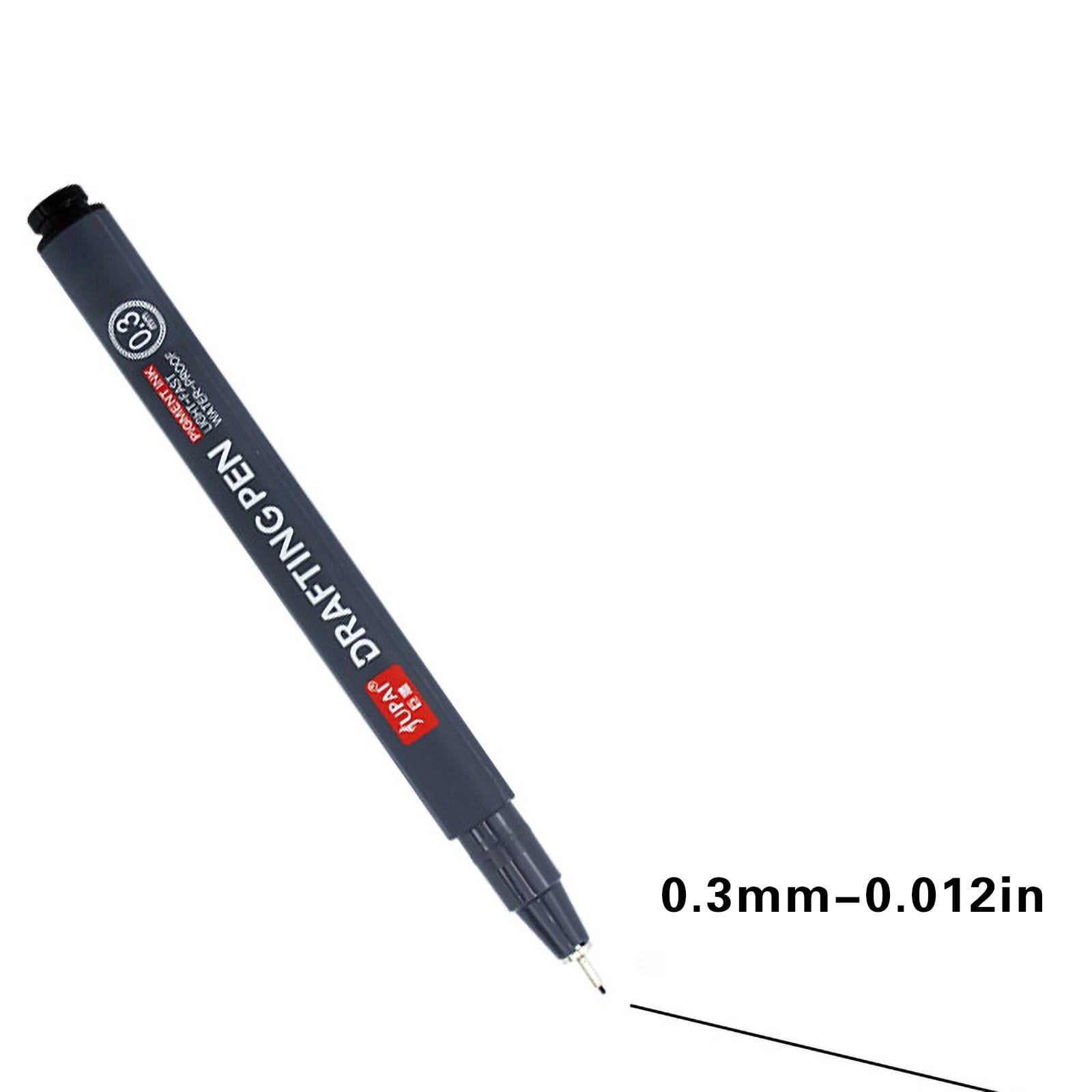 FloHua Precision Black Micro-Pen Ink Pens, Waterproof Archival Ink, Drawing Pens, Artist Illustration Pens, Multiliner, for Art Watercolor, Sketching, Anime, Manga, Design