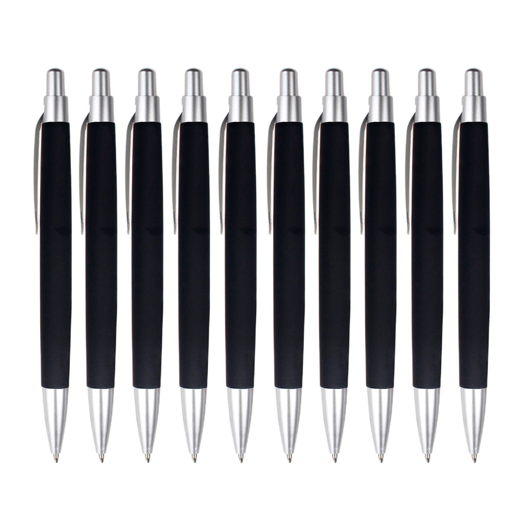Mauxuk 10 Pack Smooth Writing Retractable Ballpoint Pens - Comfortable Grip for Office, Home, and Professional Use - High-Quality Ink for Effortless Note-Taking