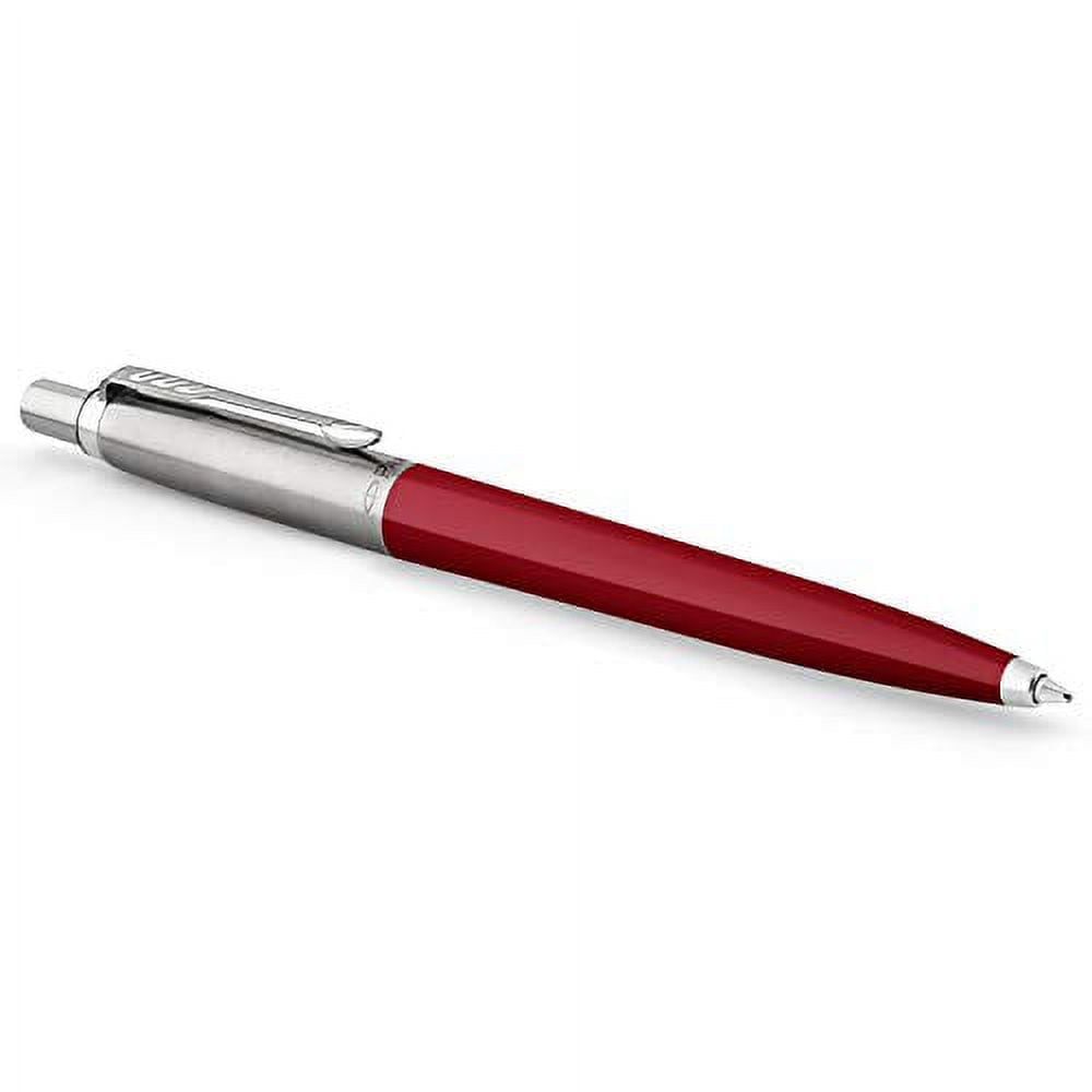 Parker Jotter Originals Ballpoint Pen, Classic Red Finish, Medium Point, Blue Ink, 1 Count