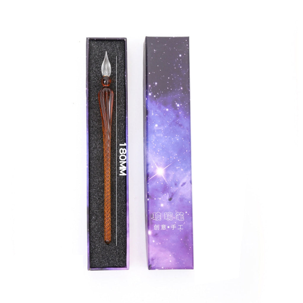 Popular Picks, Calligraphy Ink Pen Set, Glass Dip Pens, 6 Colors, Acid-Free Ink, for Scrapbooking, Lettering, Hobbyists, Artists, Creative Writing, Stationery Supplies, Accpild New Release