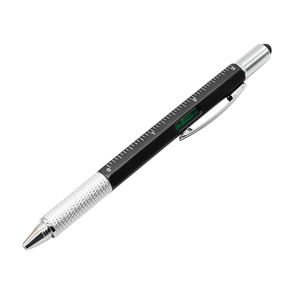QISIWOLE 6 In 1 Multifunction Pen With Screwdriver Tool, Caliper, Level Scale, Measuring Function, 14.8cm/5.8inch Home, Office & Stationery Ball Point Pen