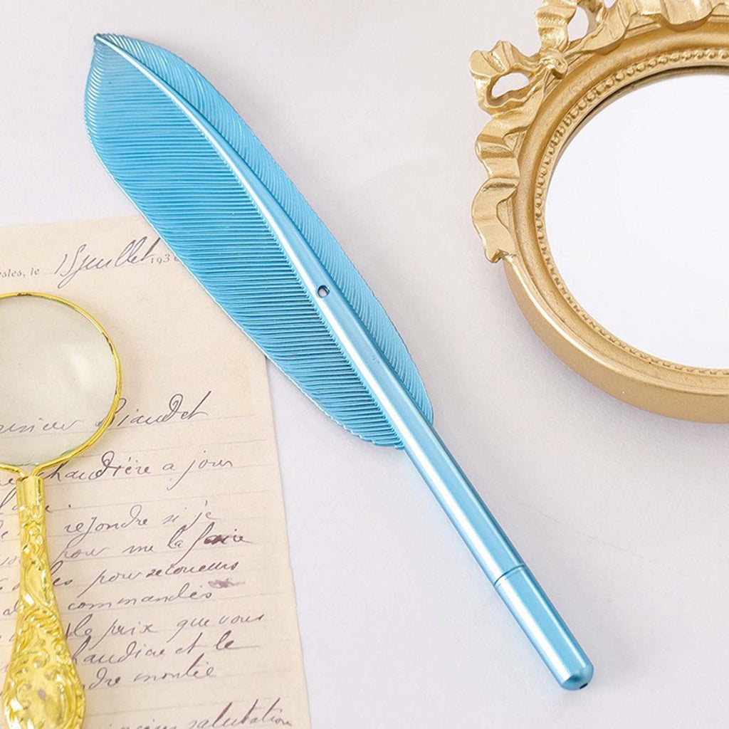 RXIRUCGD Pen, Ballpoint Pen Black 8 Pen Writing Pens, Black Pen Color Retro Feather Pen, Model Testing Pen Gift Black Pen Ballpoint Pen (1ml),Pink