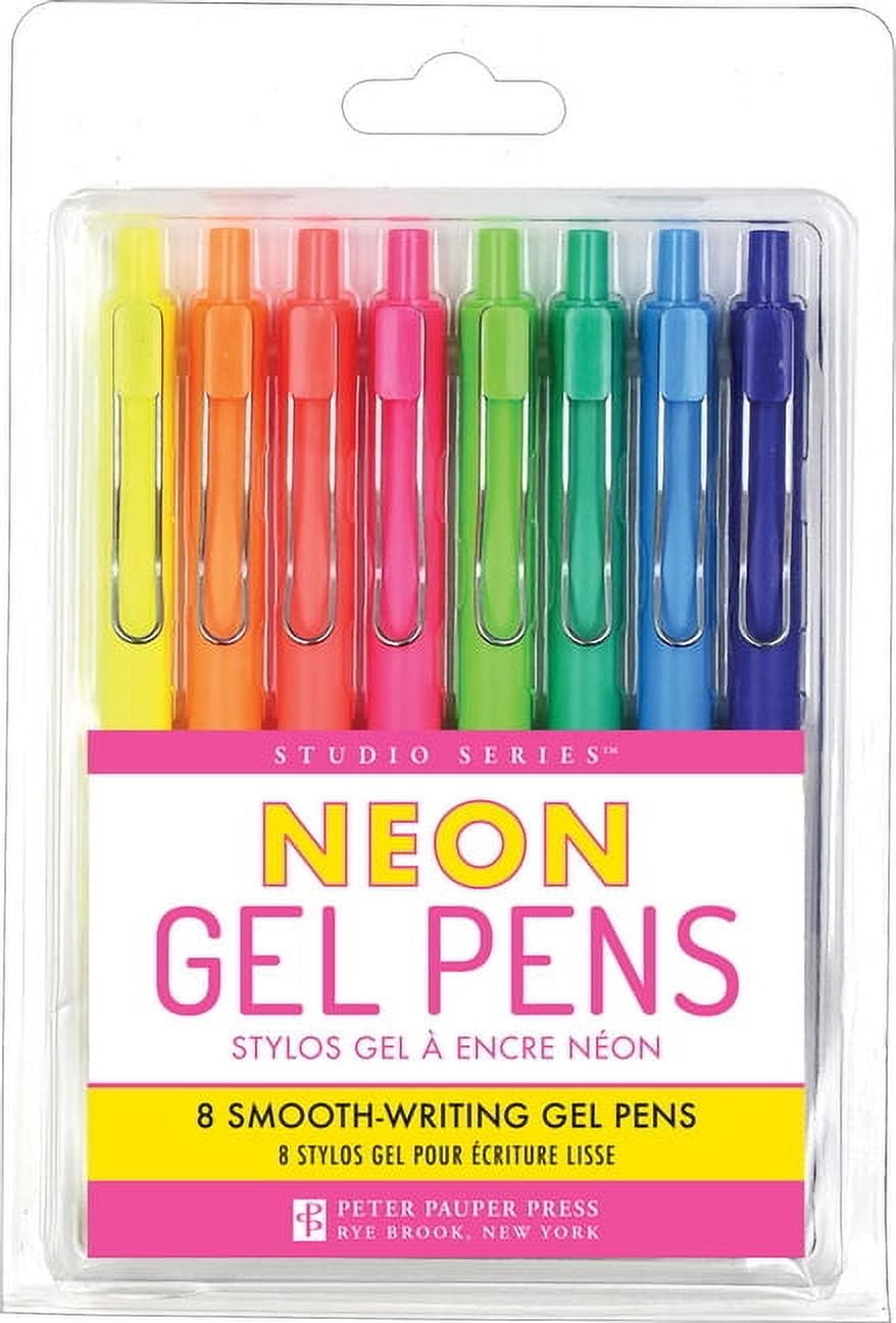 Studio Series Neon Gel Pens (Set of 8), (Hardcover)