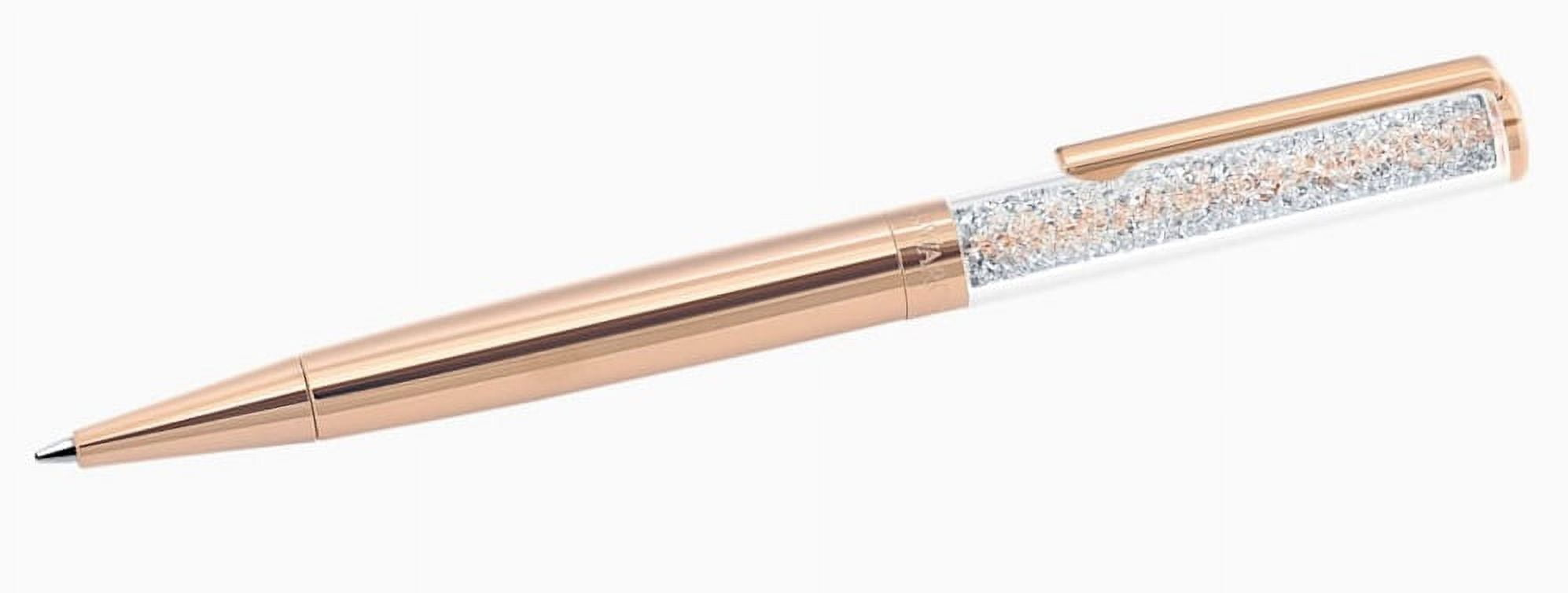 Swarovski Crystalline Rose Gold Crystals Writing Women's Ballpoint Pen 5224390