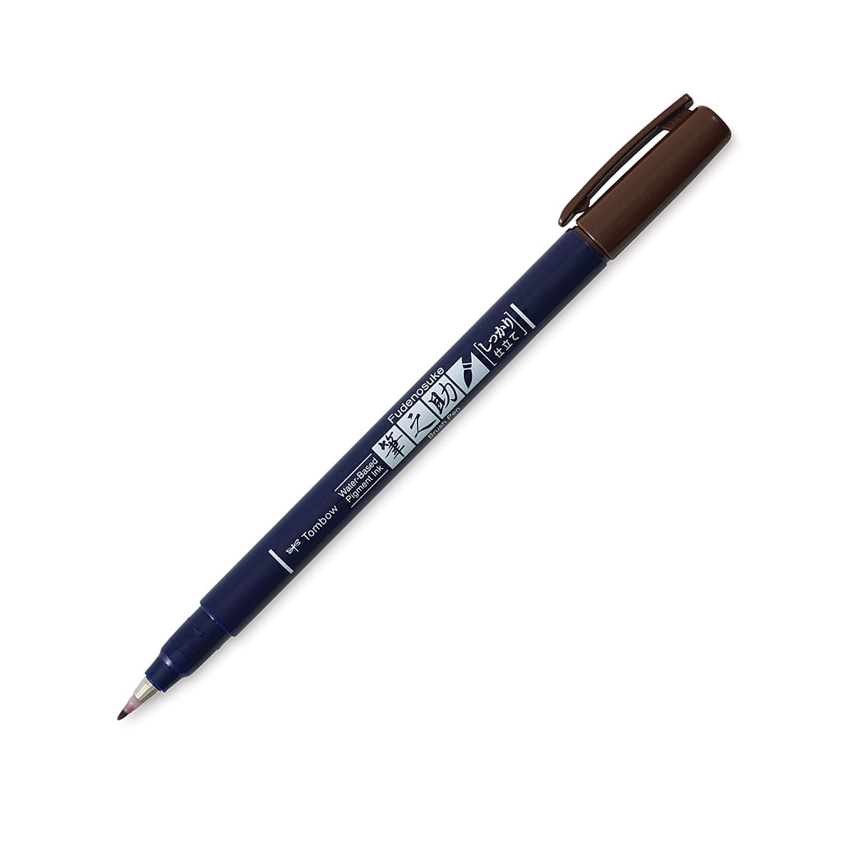 Tombow Fudenosuke Fine Tip Brush Pen -Brown