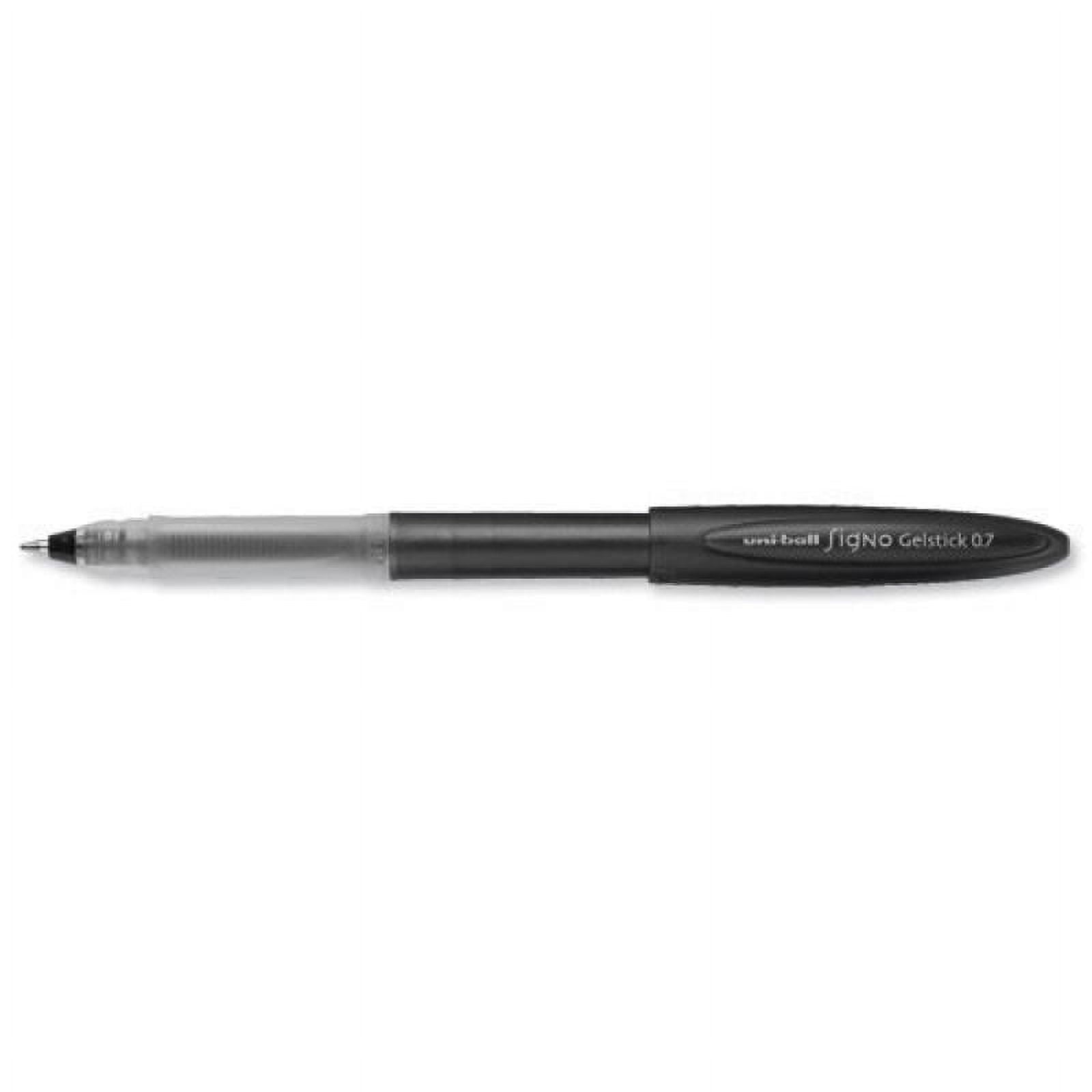 Uni-ball UM170 SigNo Gelstick Rollerball Pen 0.7mm Tip 0.5mm Line Black Ref 9003000 [Pack 12]