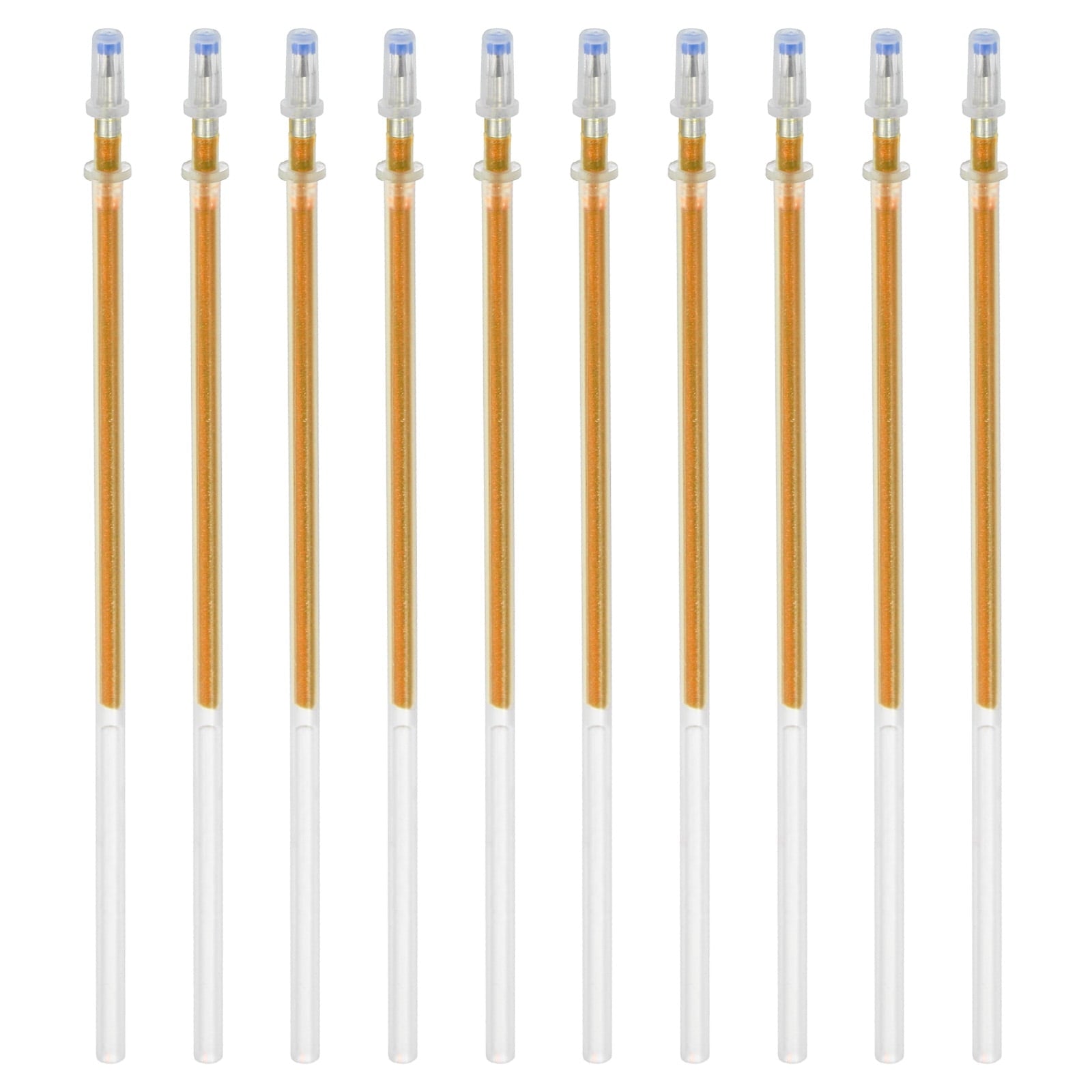 Uxcell 1mm Gel Pens Refills, 24 Pack Sparkle Metallic Ink Bold Point for Adults Coloring Books  , Rose Red