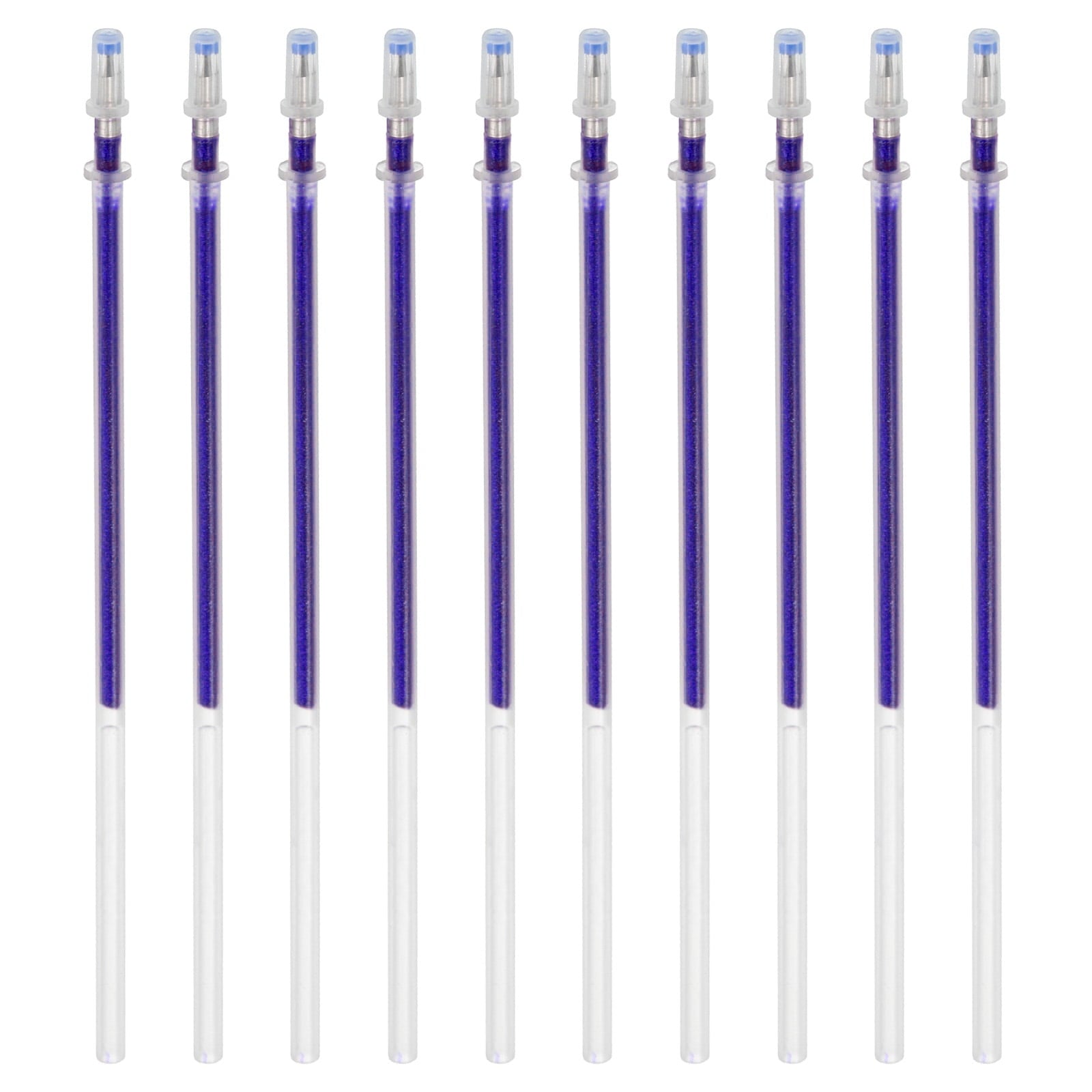 Uxcell 1mm Gel Pens Refills, 24 Pack Sparkle Metallic Ink Bold Point for Adults Coloring Books  , Rose Red