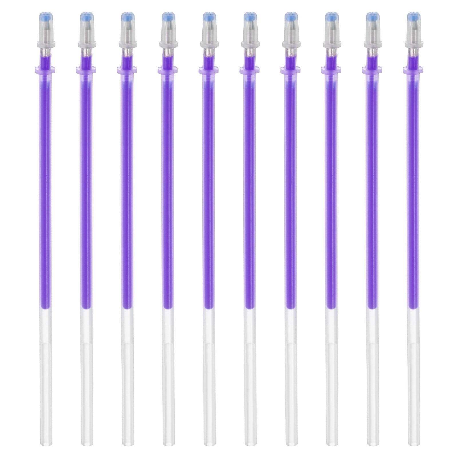 Uxcell 1mm Gel Pens Refills, 48 Pack  Fluorescence Metallic Ink Bold Point for Adults Coloring Books  , Purple