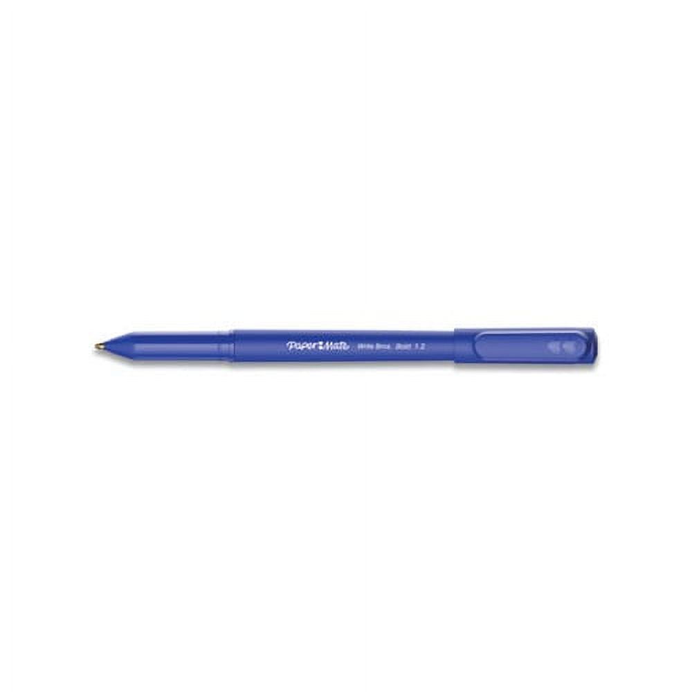 Write Bros. Ballpoint Pen Bold 1.2 mm, Blue Ink/Barrel, Dozen